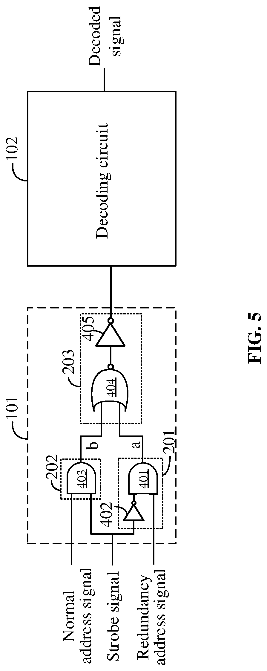 Patent US12308065 Figure 5 – Address refresh circuit and method, memory, and electronic device