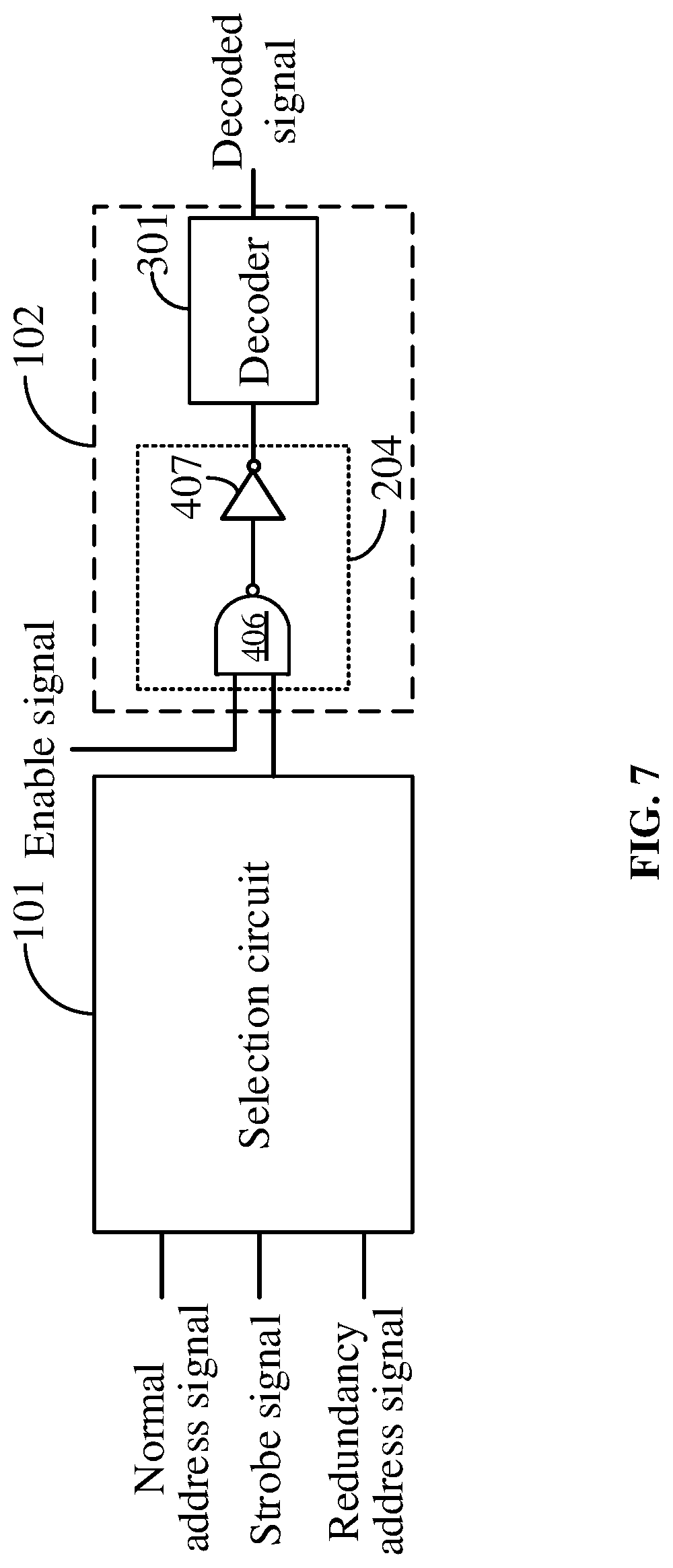 Patent US12308065 Figure 7 – Address refresh circuit and method, memory, and electronic device