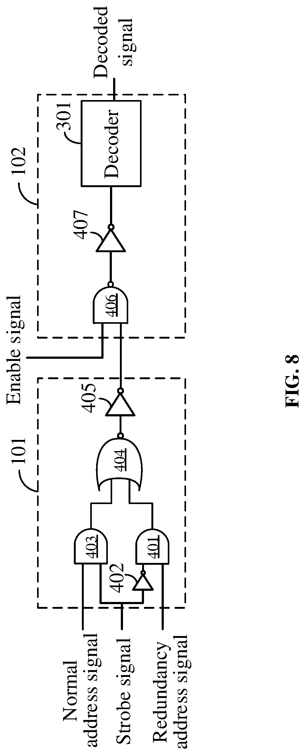 Patent US12308065 Figure 8 – Address refresh circuit and method, memory, and electronic device
