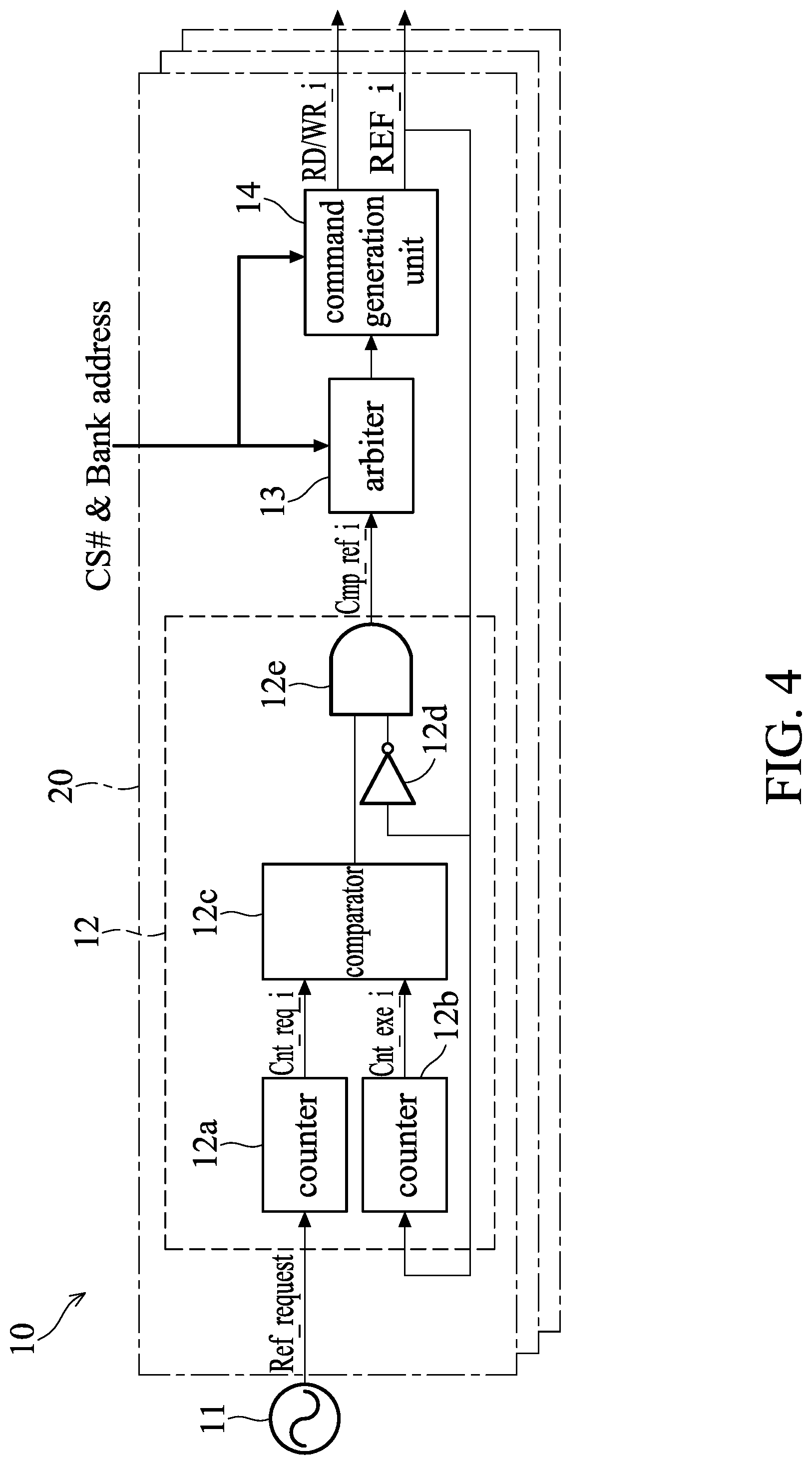 Patent US12308066 Figure 4 – Pseudo-static random access memory