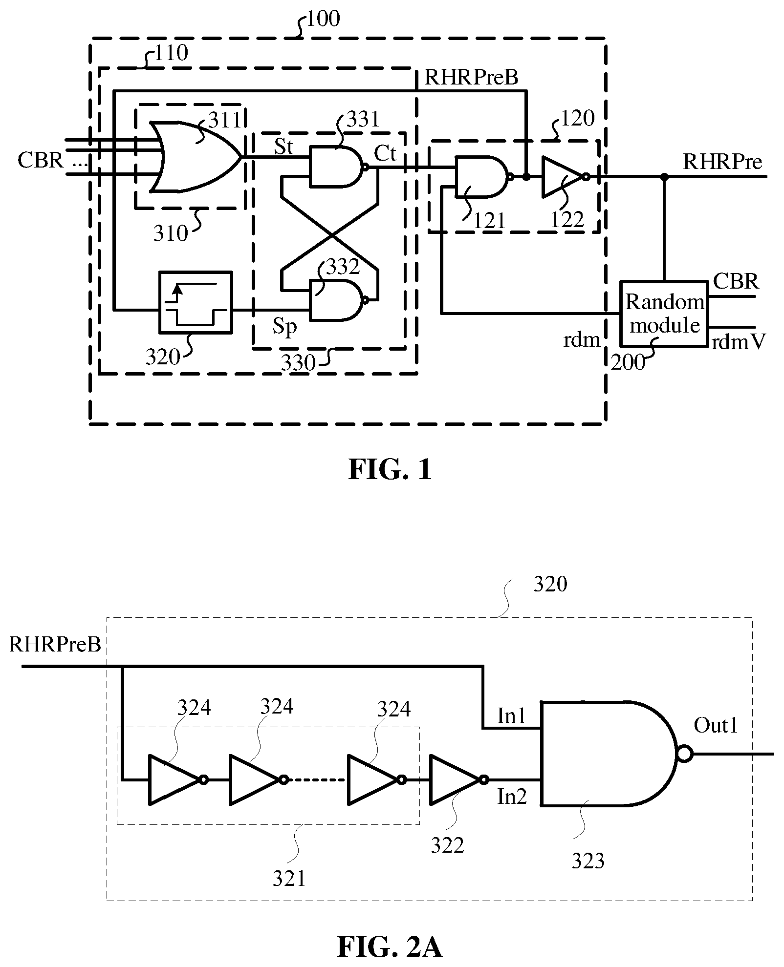 Patent US12308068 Figure 1 – Control circuit and memory