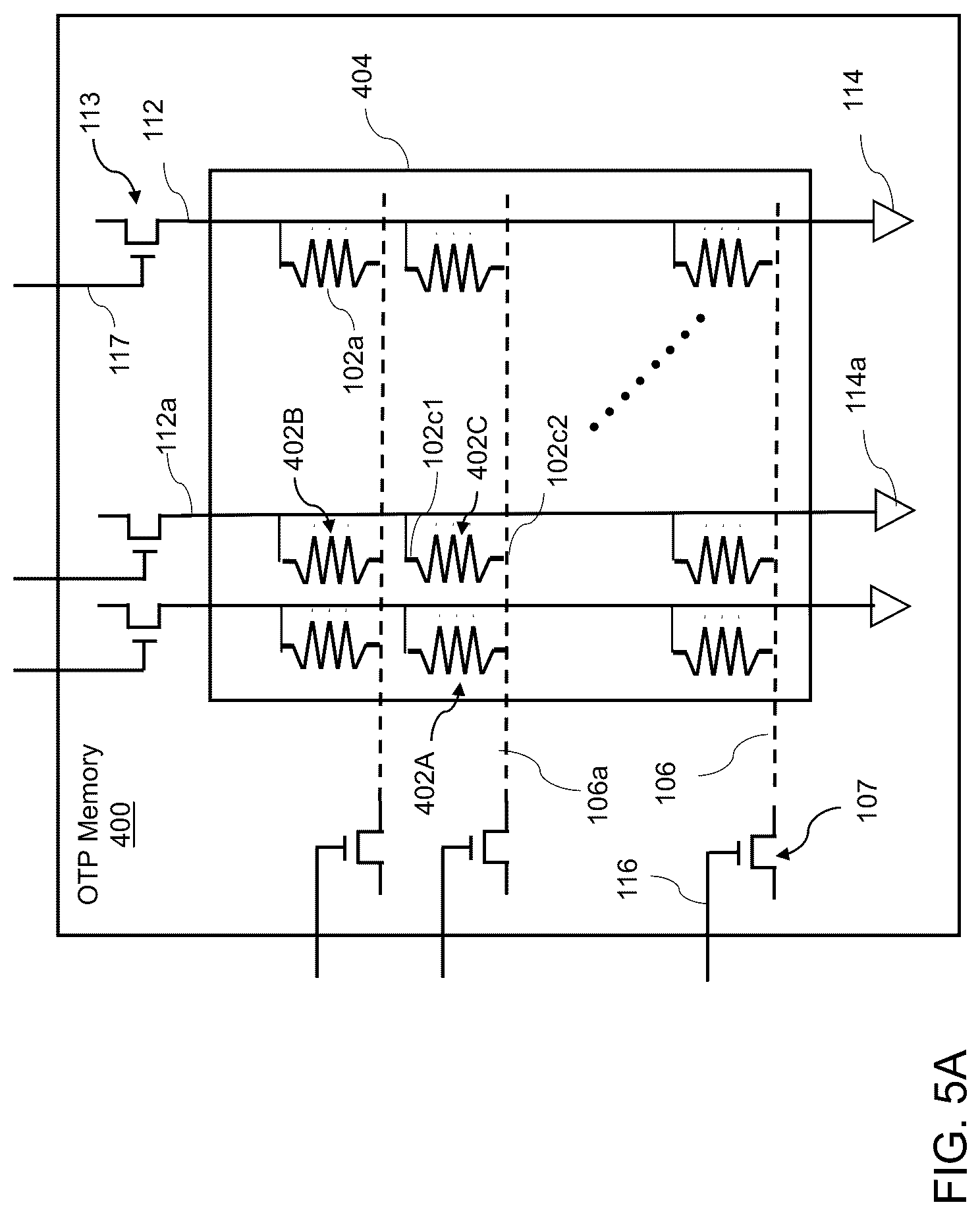 Patent US12308078 Figure 14 – One-time programmable (OTP) memory and method of operating the same