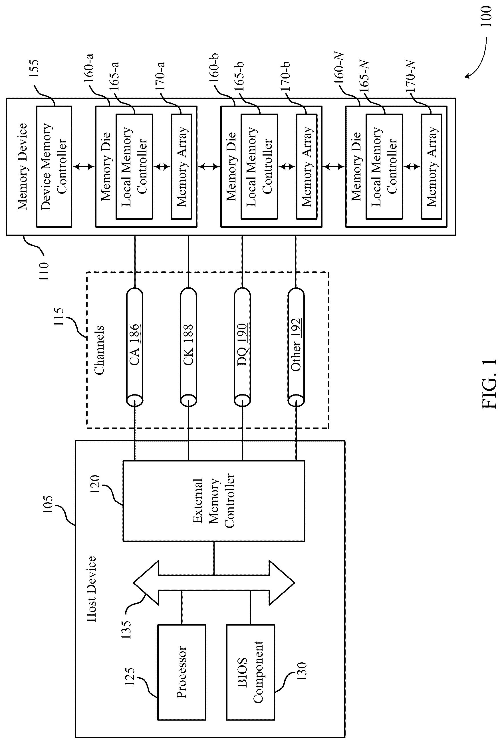 Patent US12308080 Figure 1 – Techniques for determining an interface connection status
