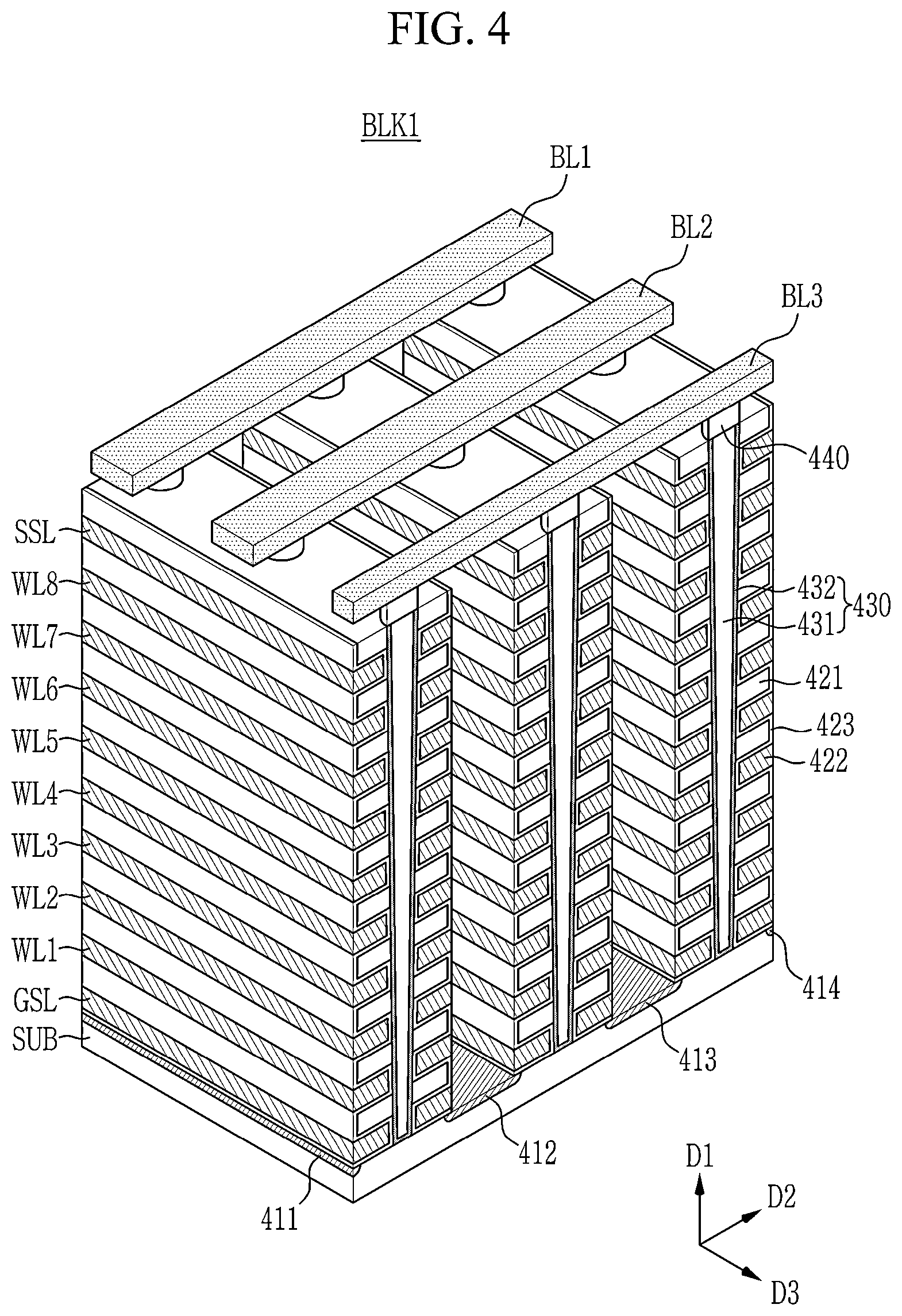 Patent US12308082 Figure 4 – Semiconductor memory devices that support enhanced data recovery operations