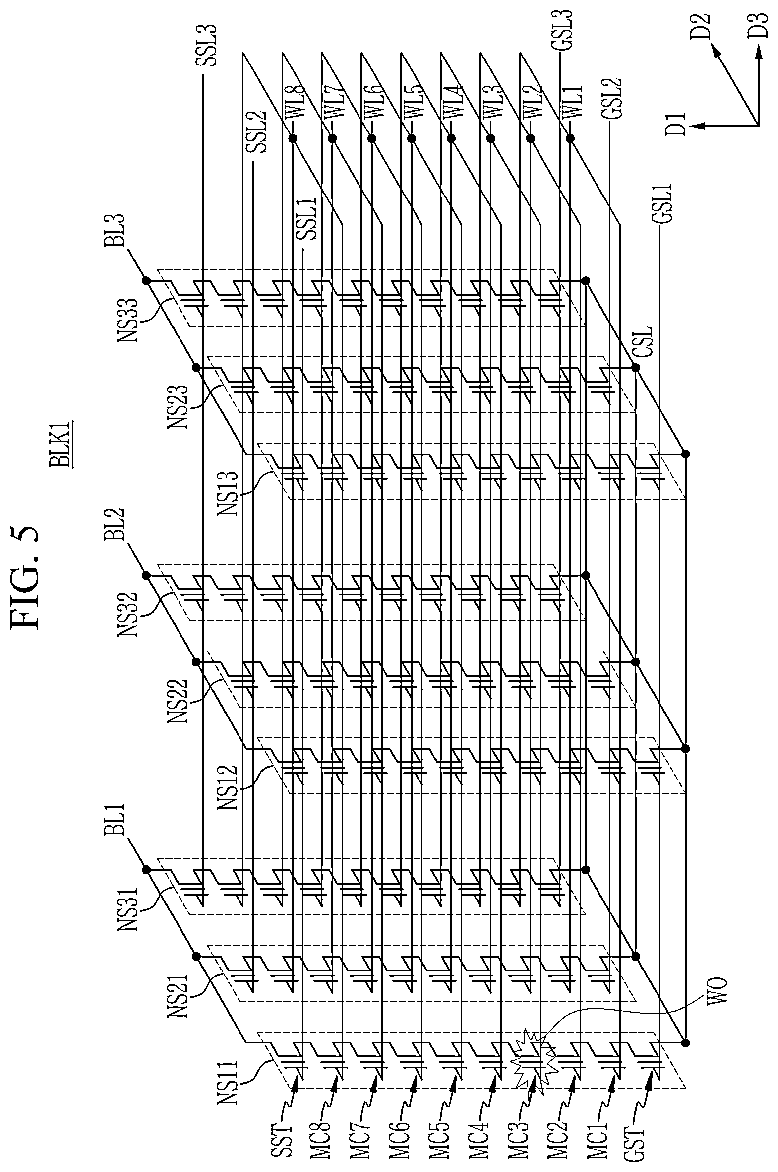 Patent US12308082 Figure 5 – Semiconductor memory devices that support enhanced data recovery operations