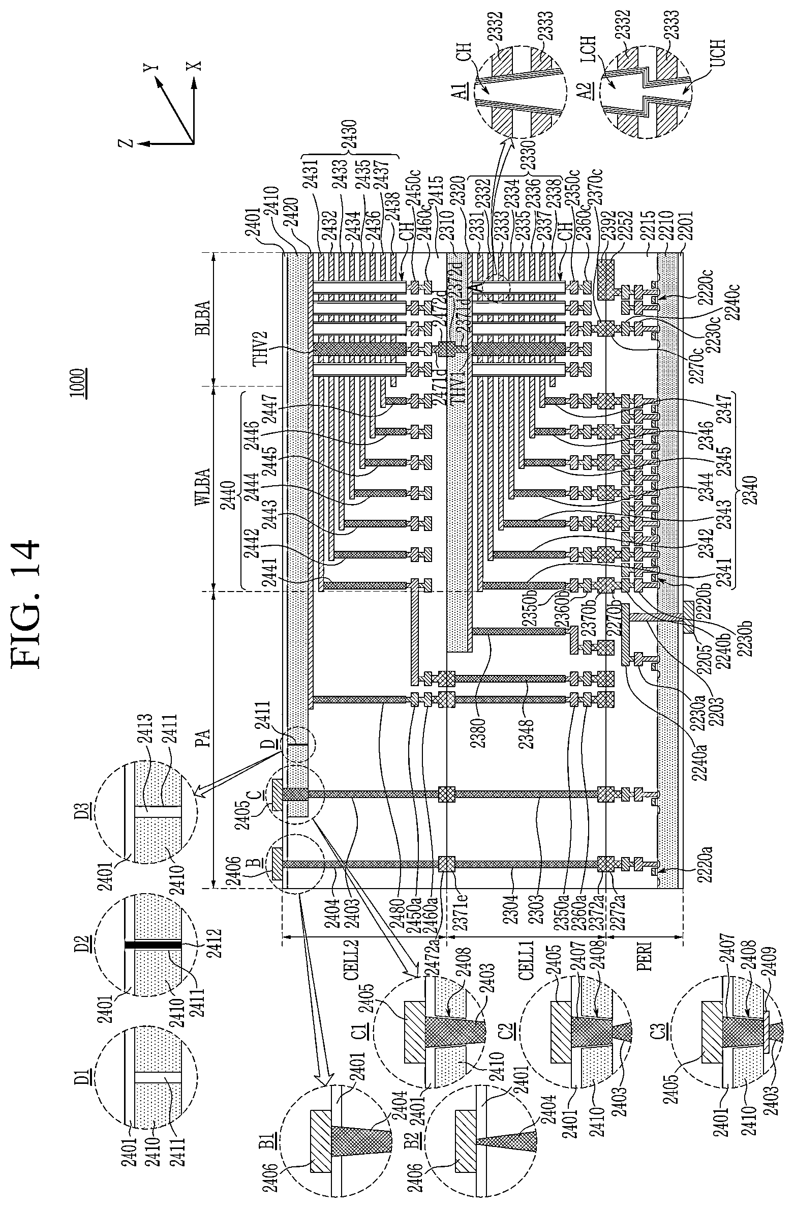 Patent US12308082 Figure 14 – Semiconductor memory devices that support enhanced data recovery operations