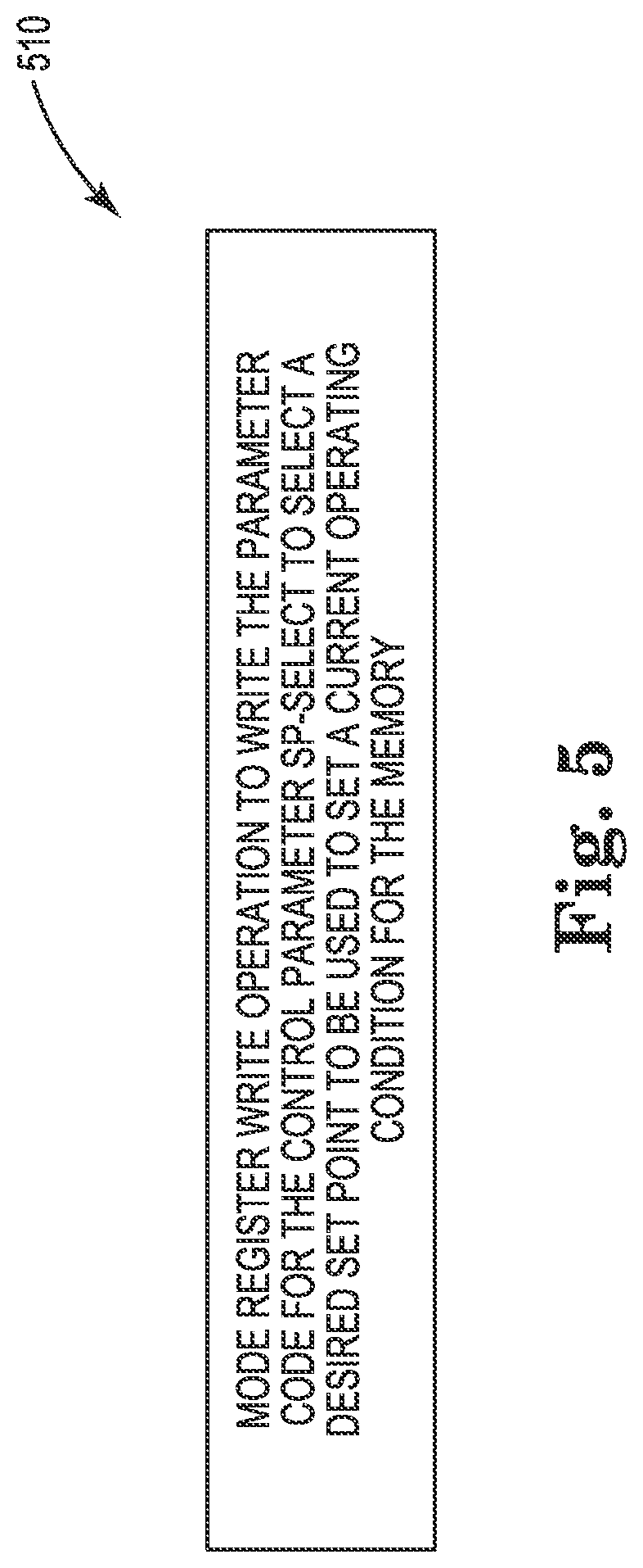 Patent US12308090 Figure 5 – Apparatuses and methods for storing and writing multiple parameter codes for memory operating parameters
