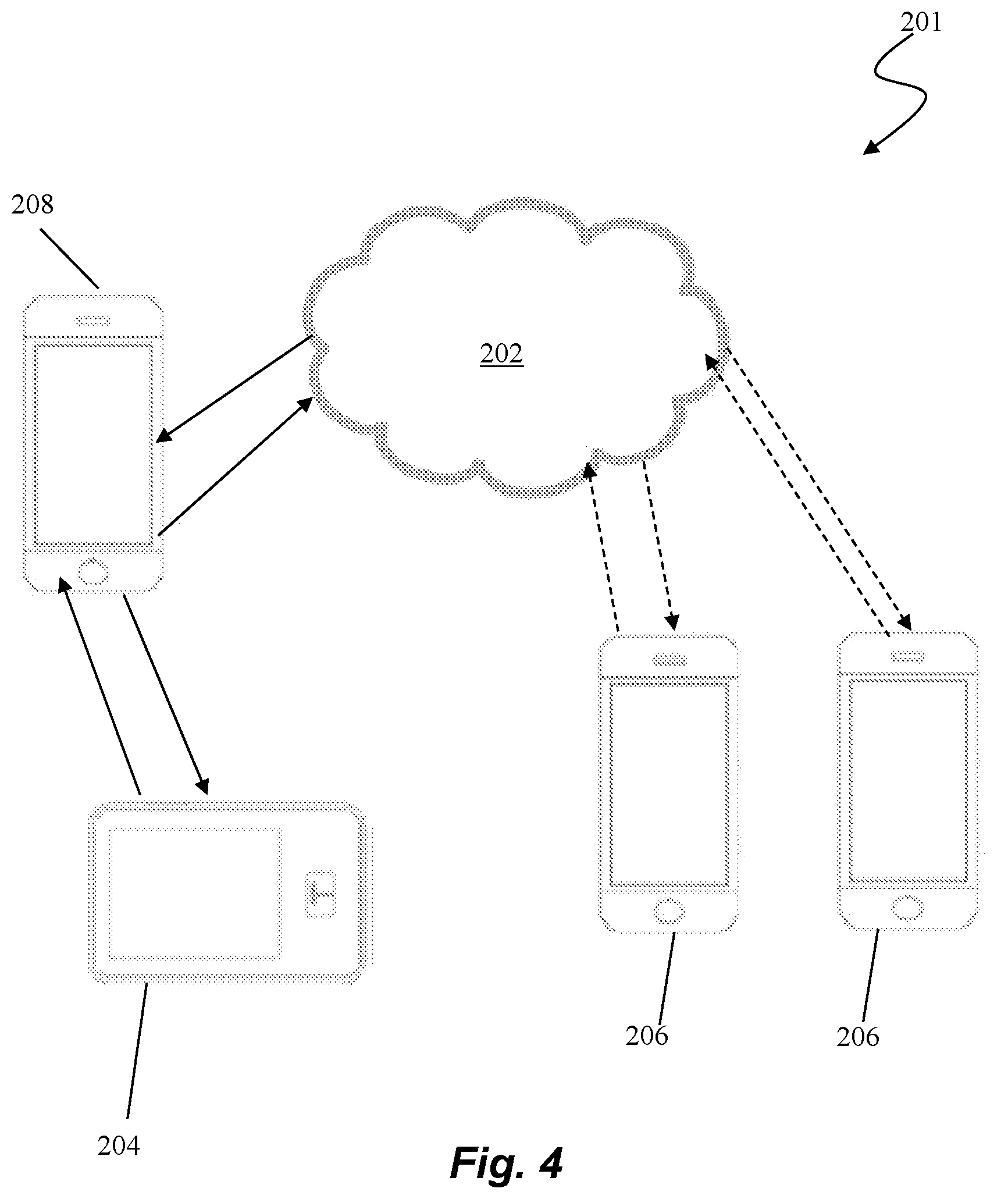 Patent US12308104 Figure 4 – Remote access for medical device therapy