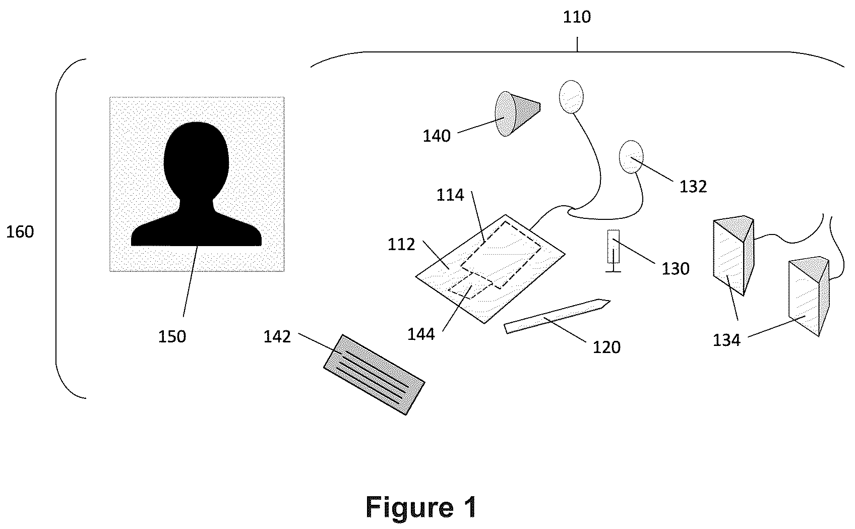 Patent US12308114 Figure 1 – System and method for emergency medical event capture, recording and analysis with gesture, voice and graphical interfaces