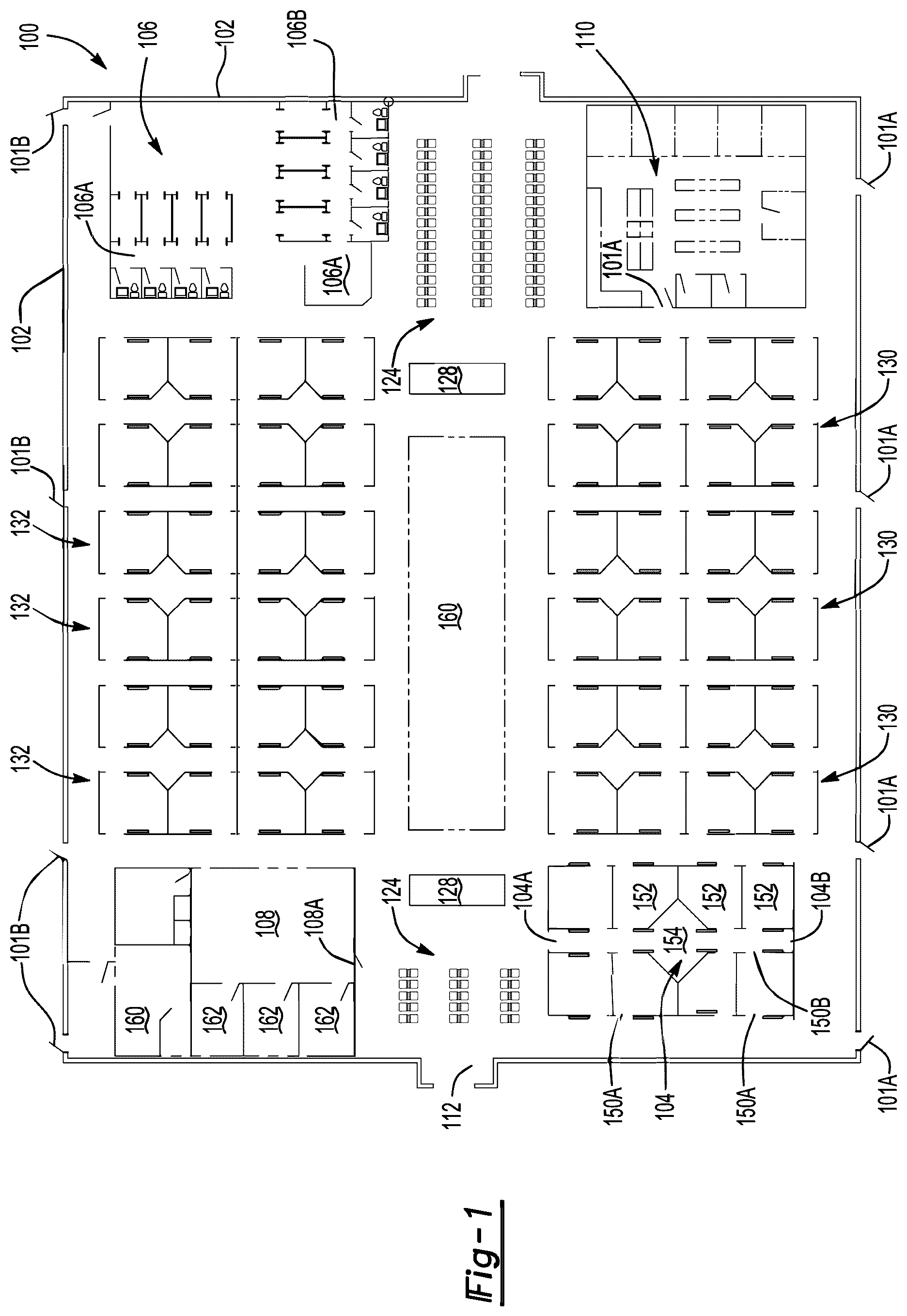 Patent US12308116 Figure 1 – Multi-specialty integrated care scheduling system