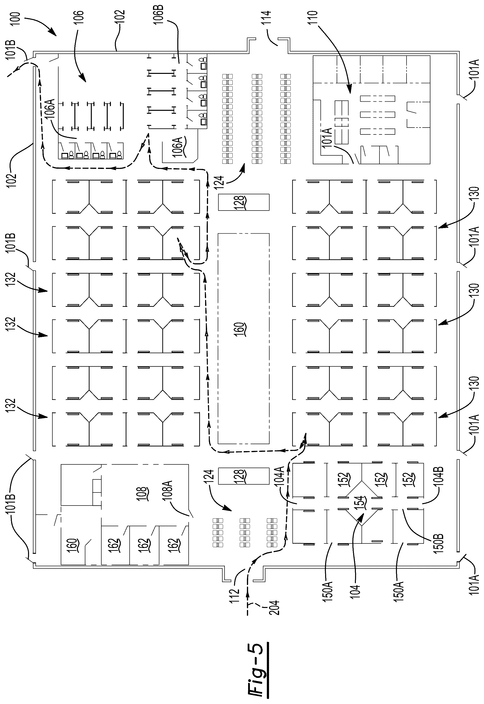 Patent US12308116 Figure 5 – Multi-specialty integrated care scheduling system