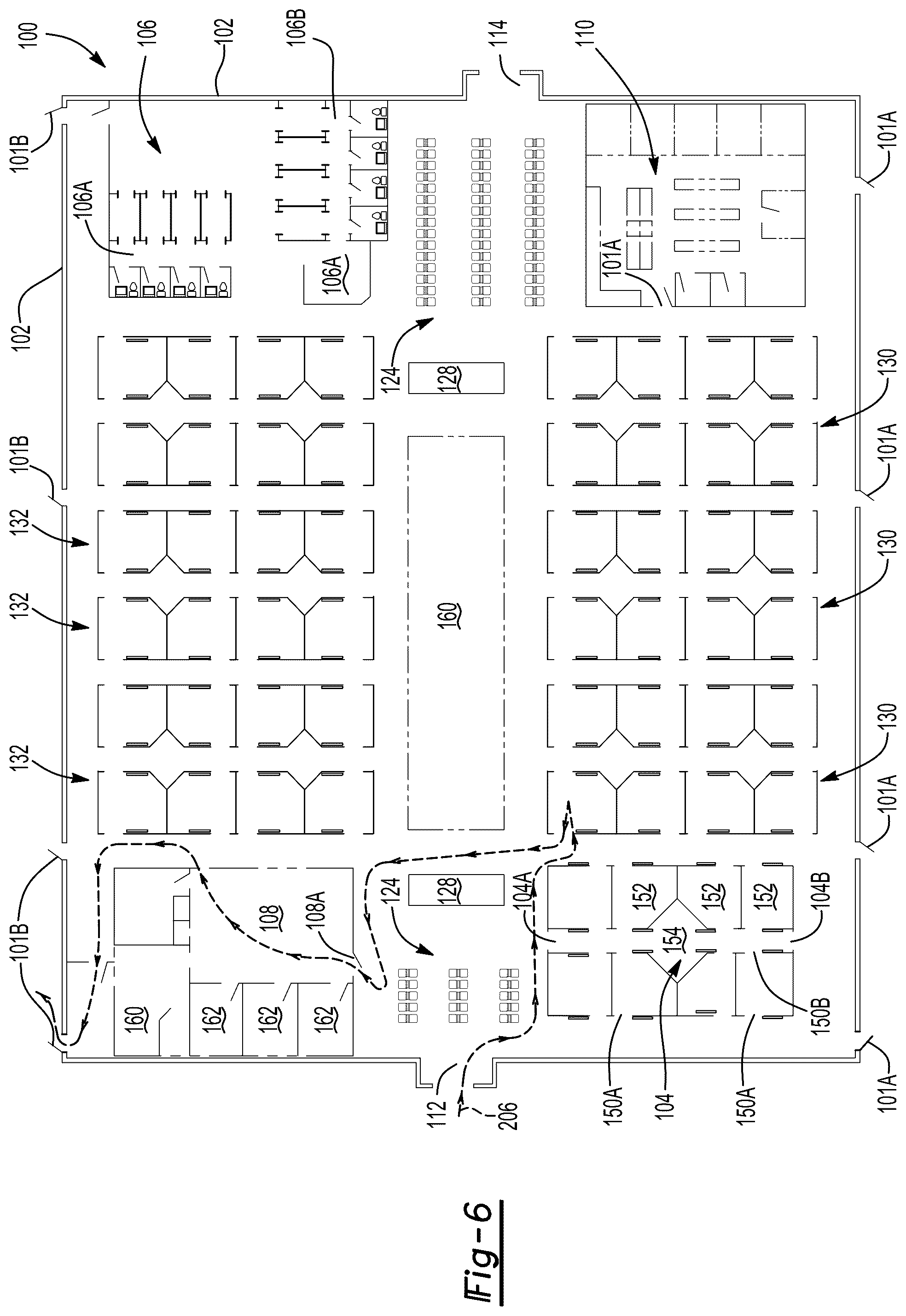 Patent US12308116 Figure 6 – Multi-specialty integrated care scheduling system