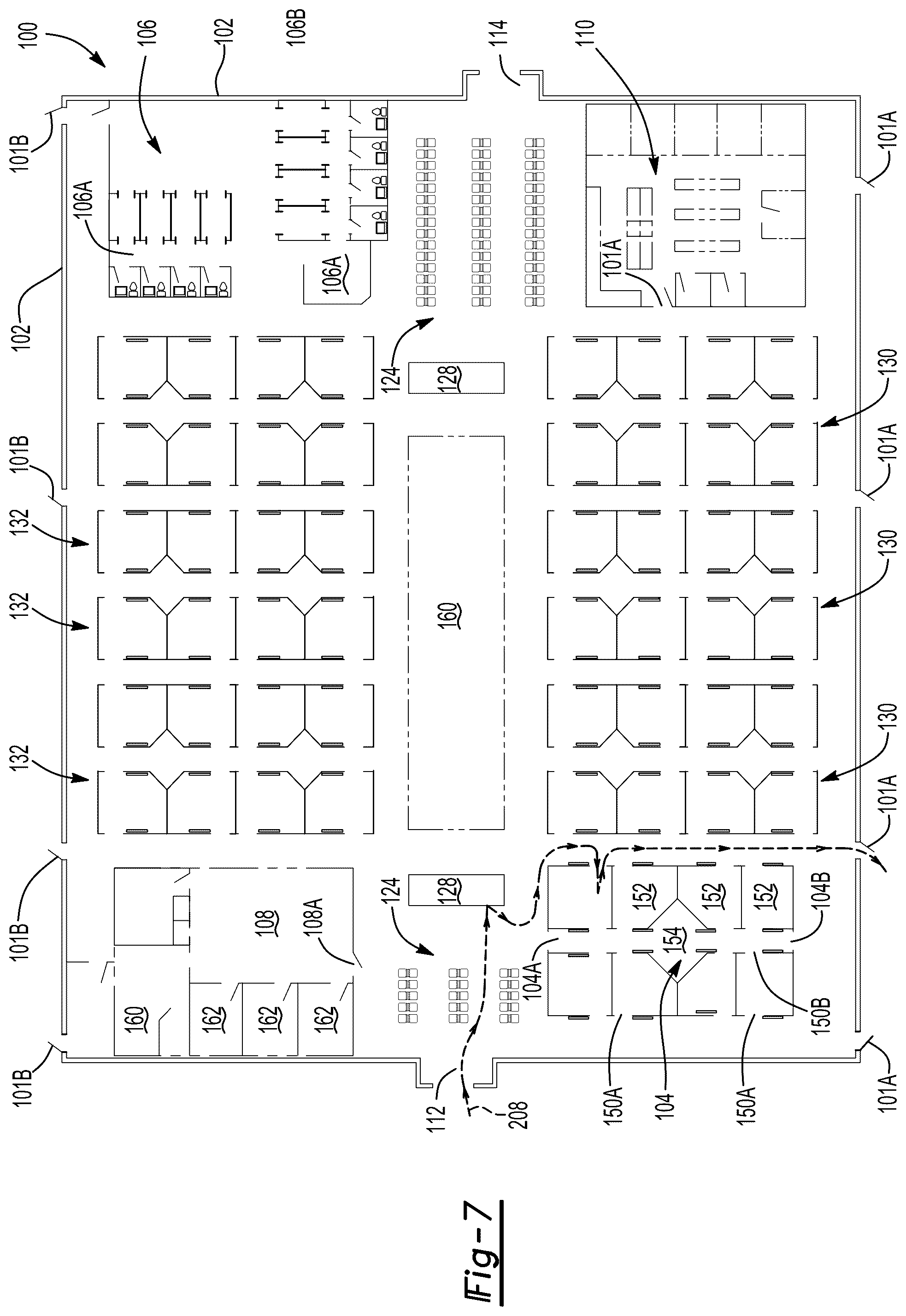 Patent US12308116 Figure 7 – Multi-specialty integrated care scheduling system