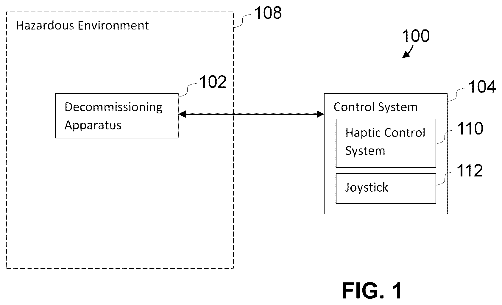 Patent US12308131 Figure 1 – Nuclear dismantling apparatus and method