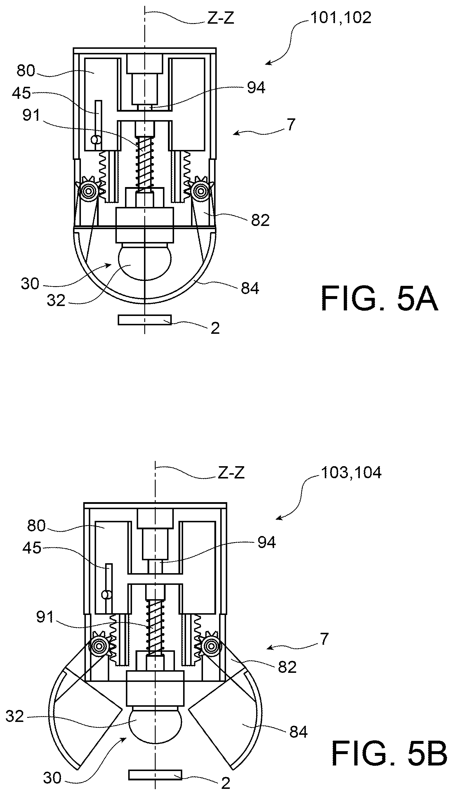 Patent US12308132 Figure 4 – Recovery tool for recovering a solid element, in particular a radioactive material, comprising a capture head and a cup