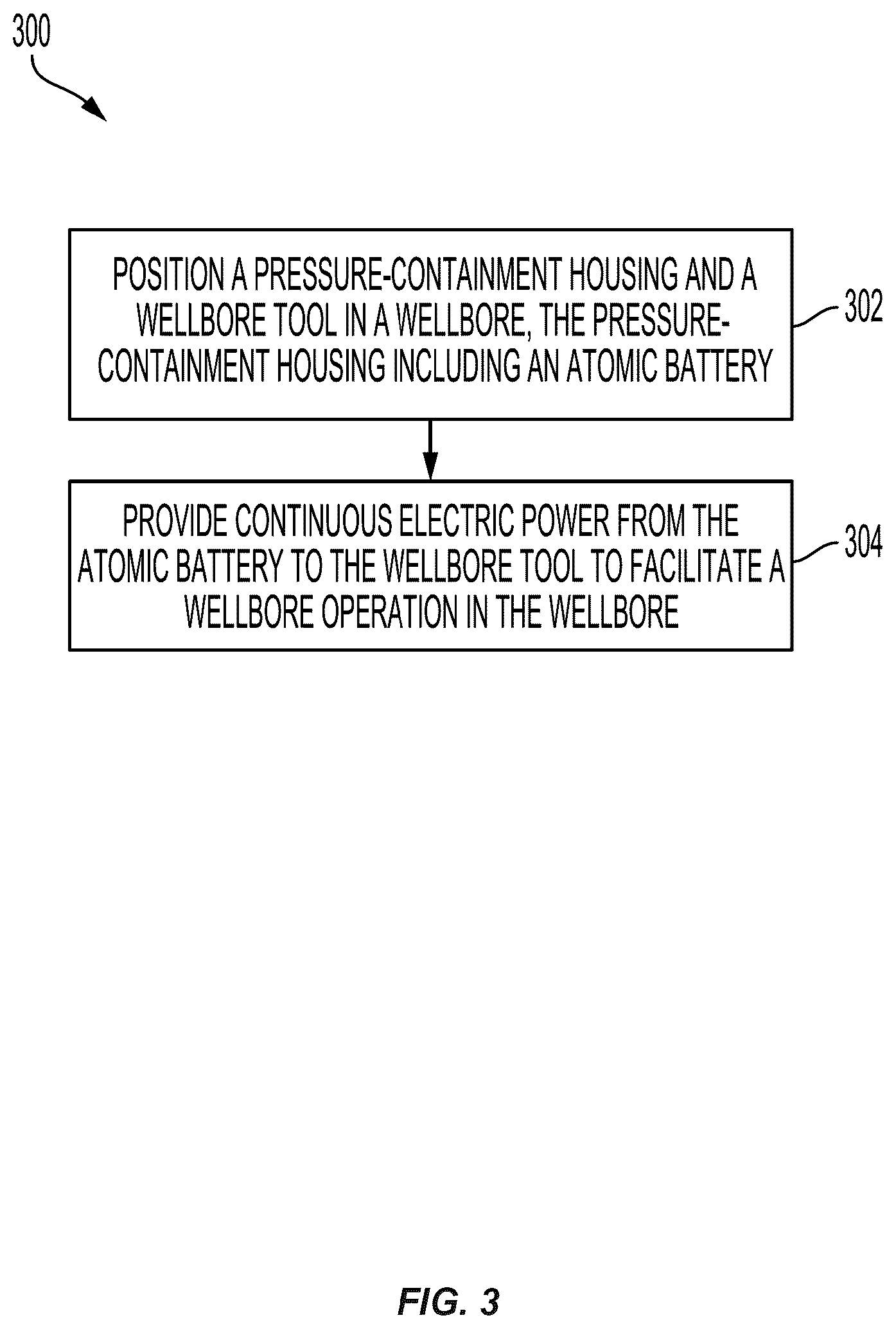 Patent US12308134 Figure 3 – Atomic battery for wellbore operation