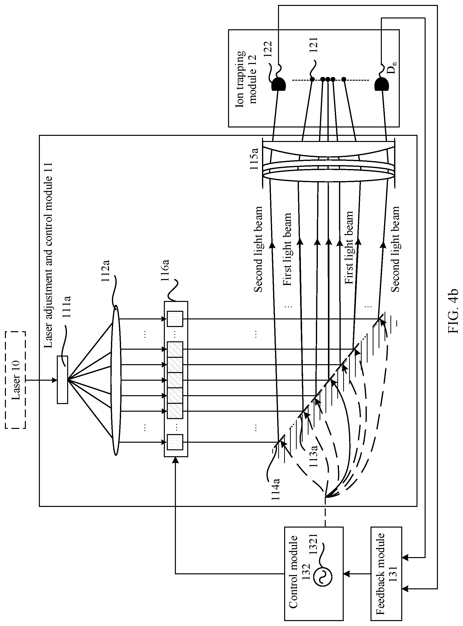 Patent US12308135 Figure 7 – Ion trap system