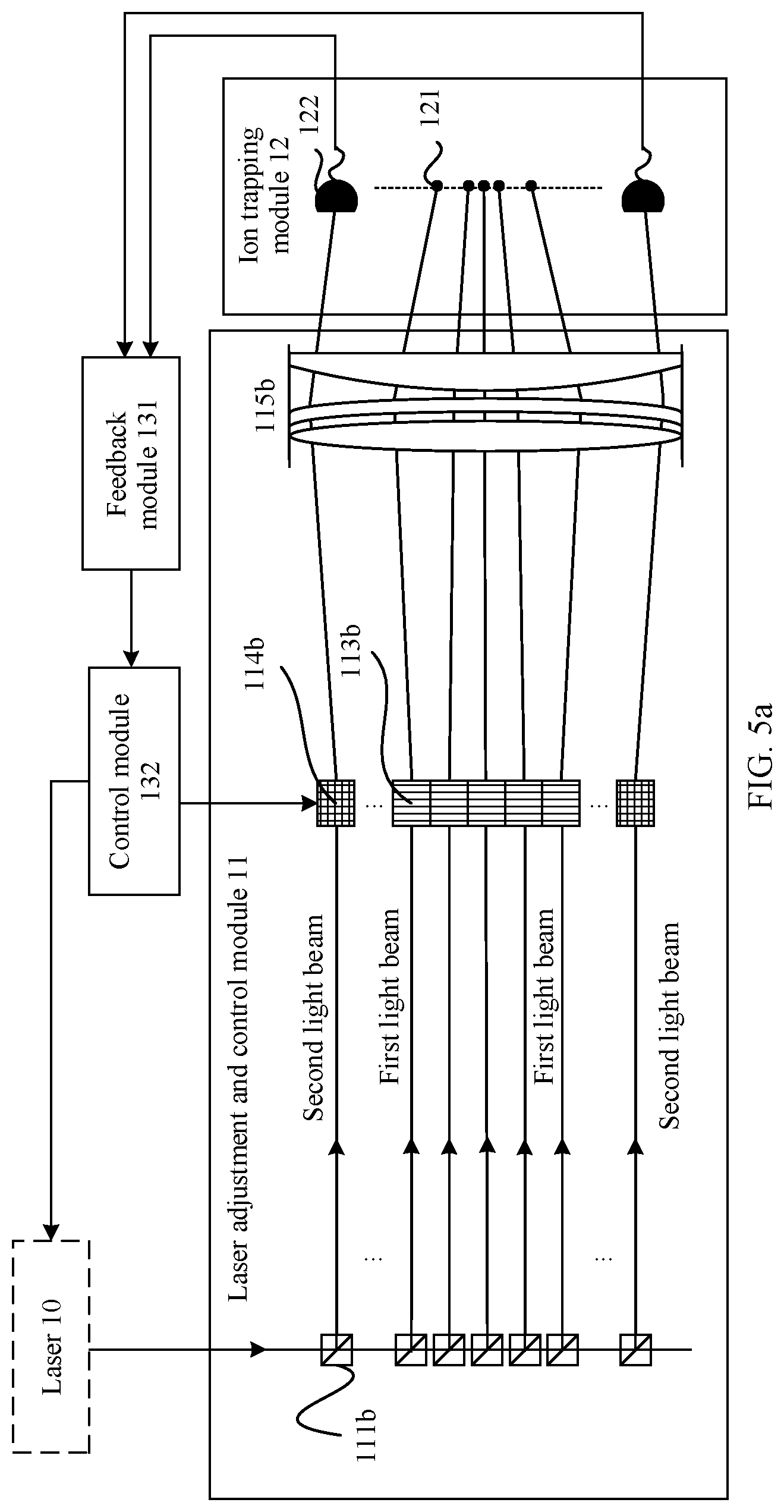 Patent US12308135 Figure 10 – Ion trap system