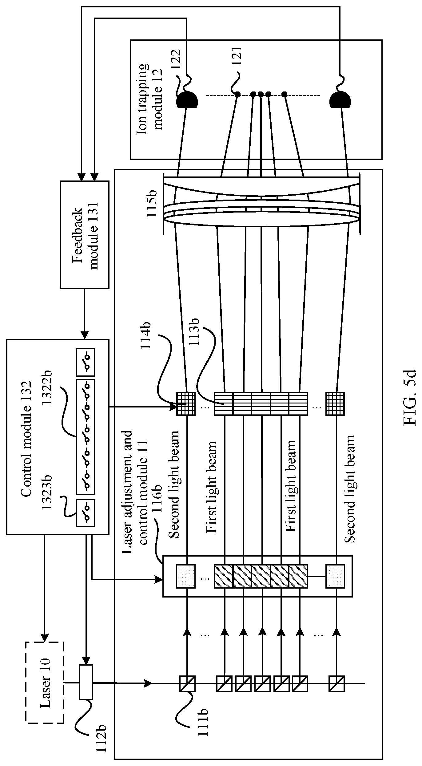 Patent US12308135 Figure 13 – Ion trap system