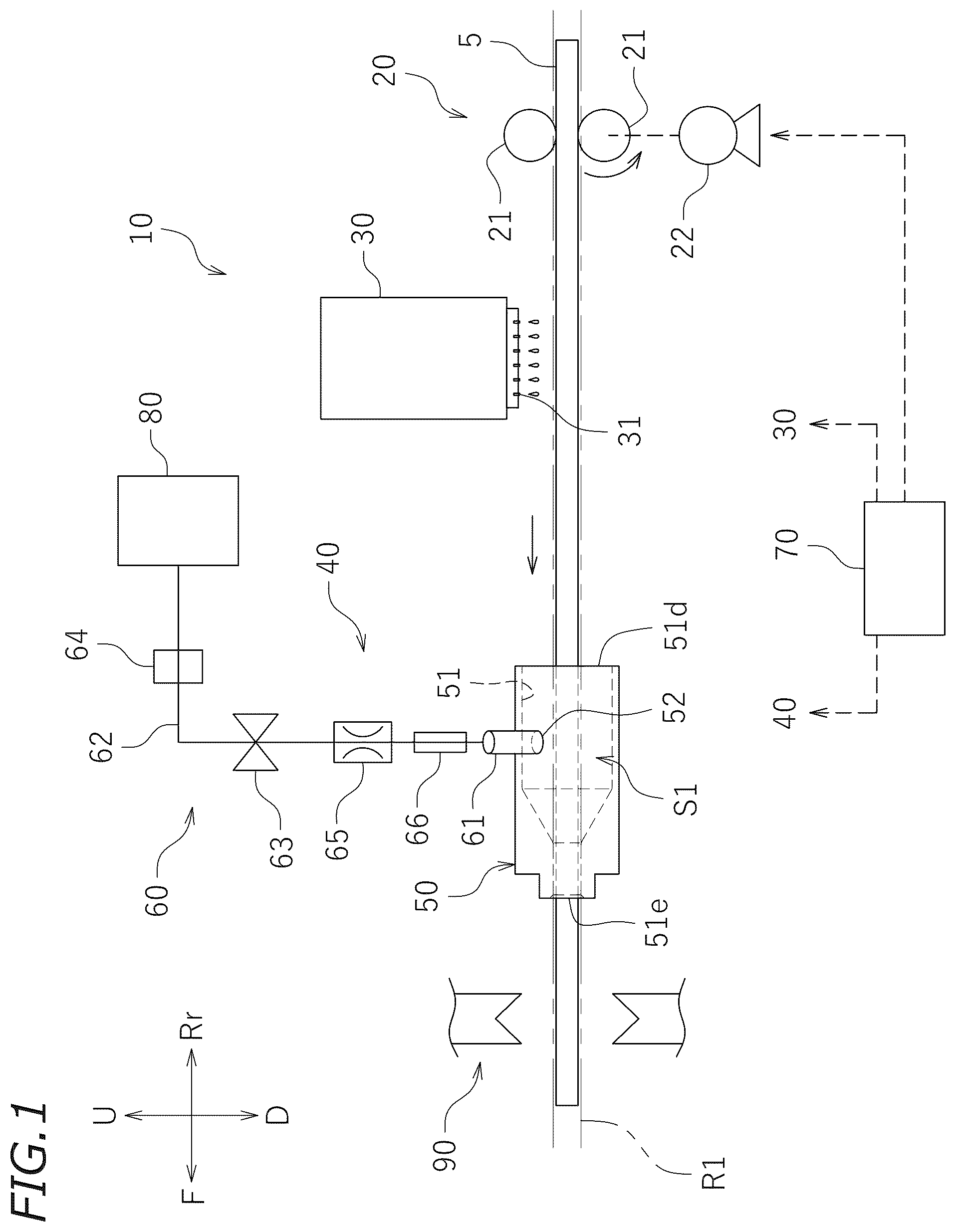 Patent US12308139 Figure 1 – Electric wire printing device
