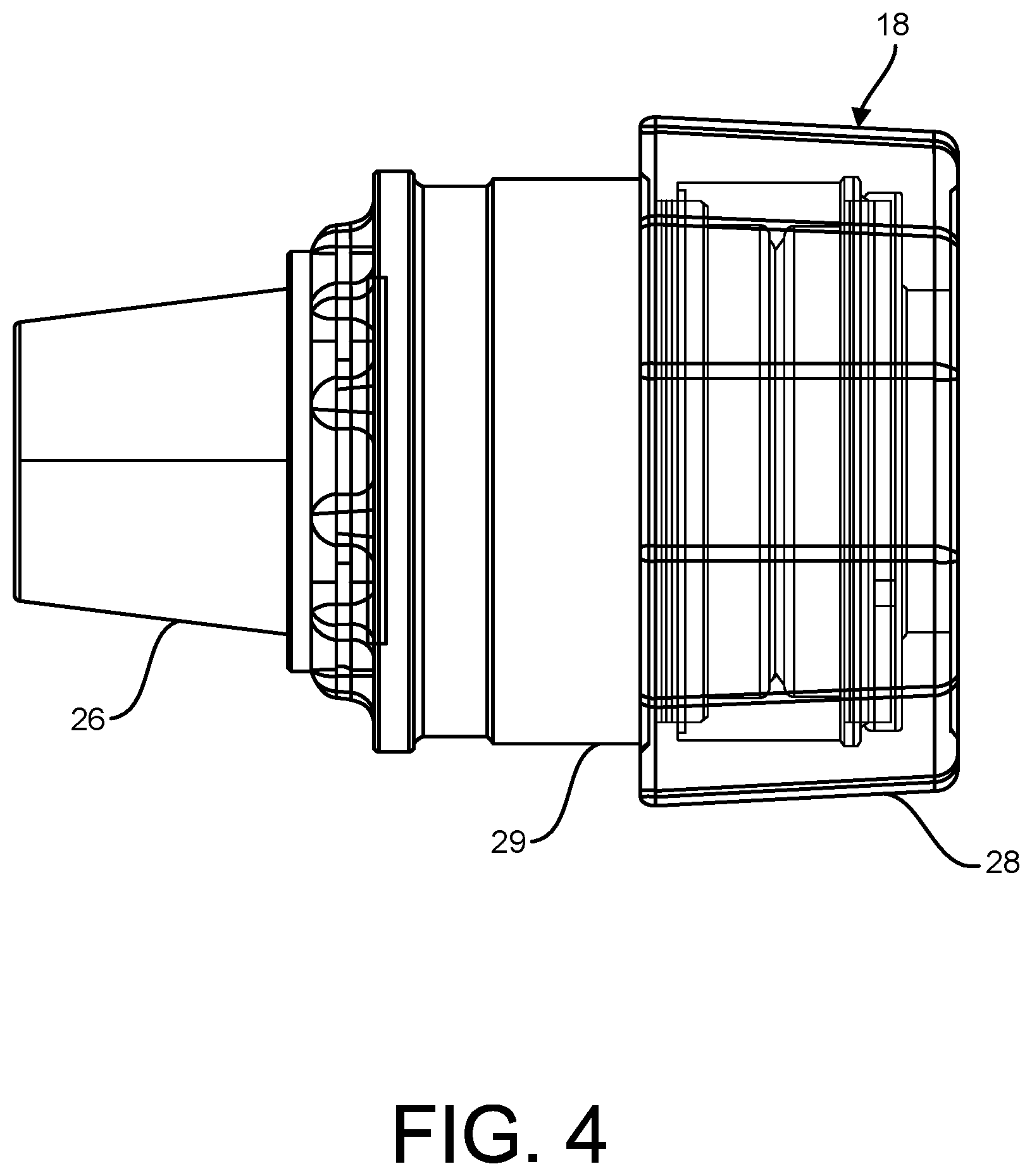Patent US12308140 Figure 5 – Additively manufactured cable gland