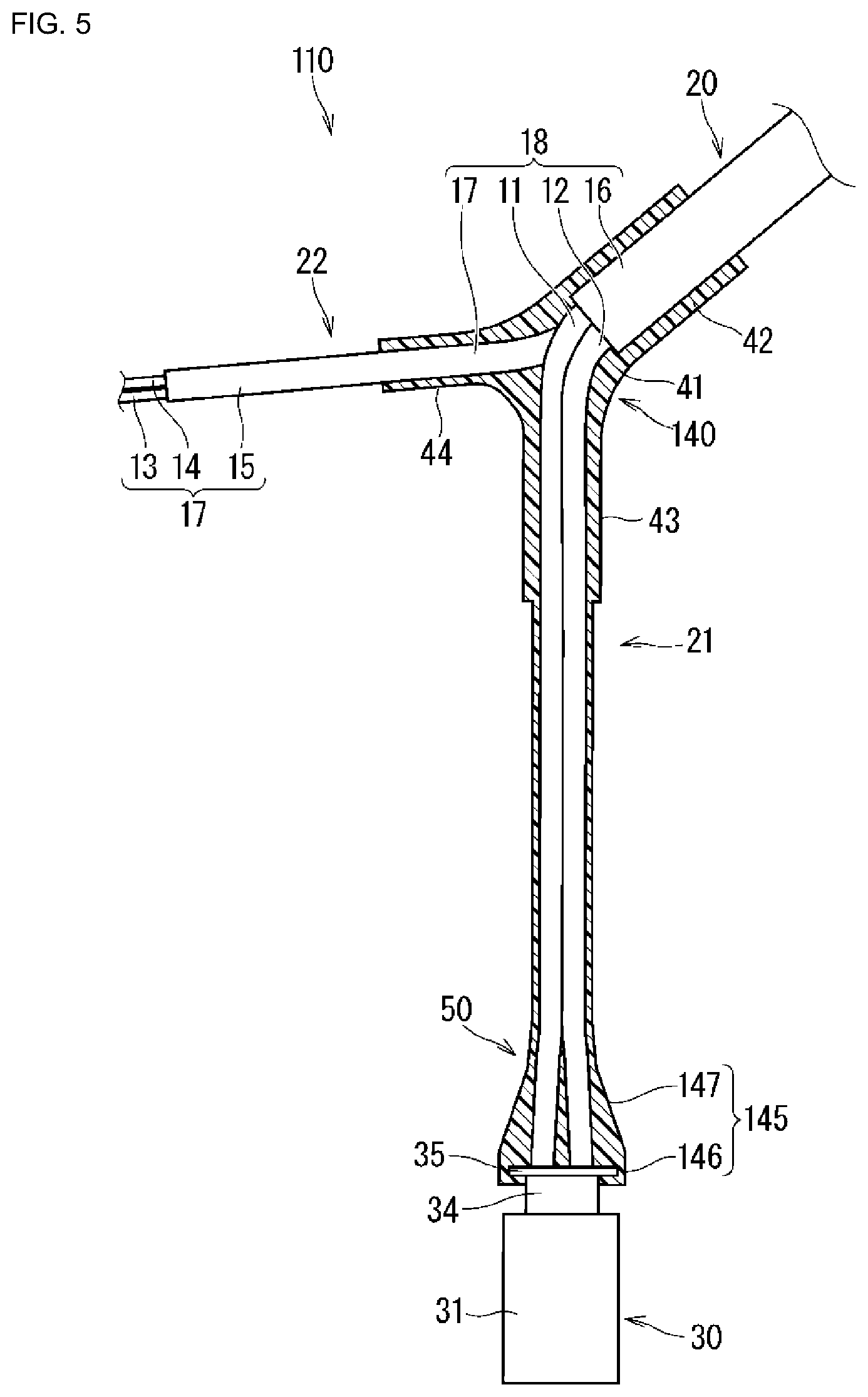 Patent US12308143 Figure 5 – Wiring member