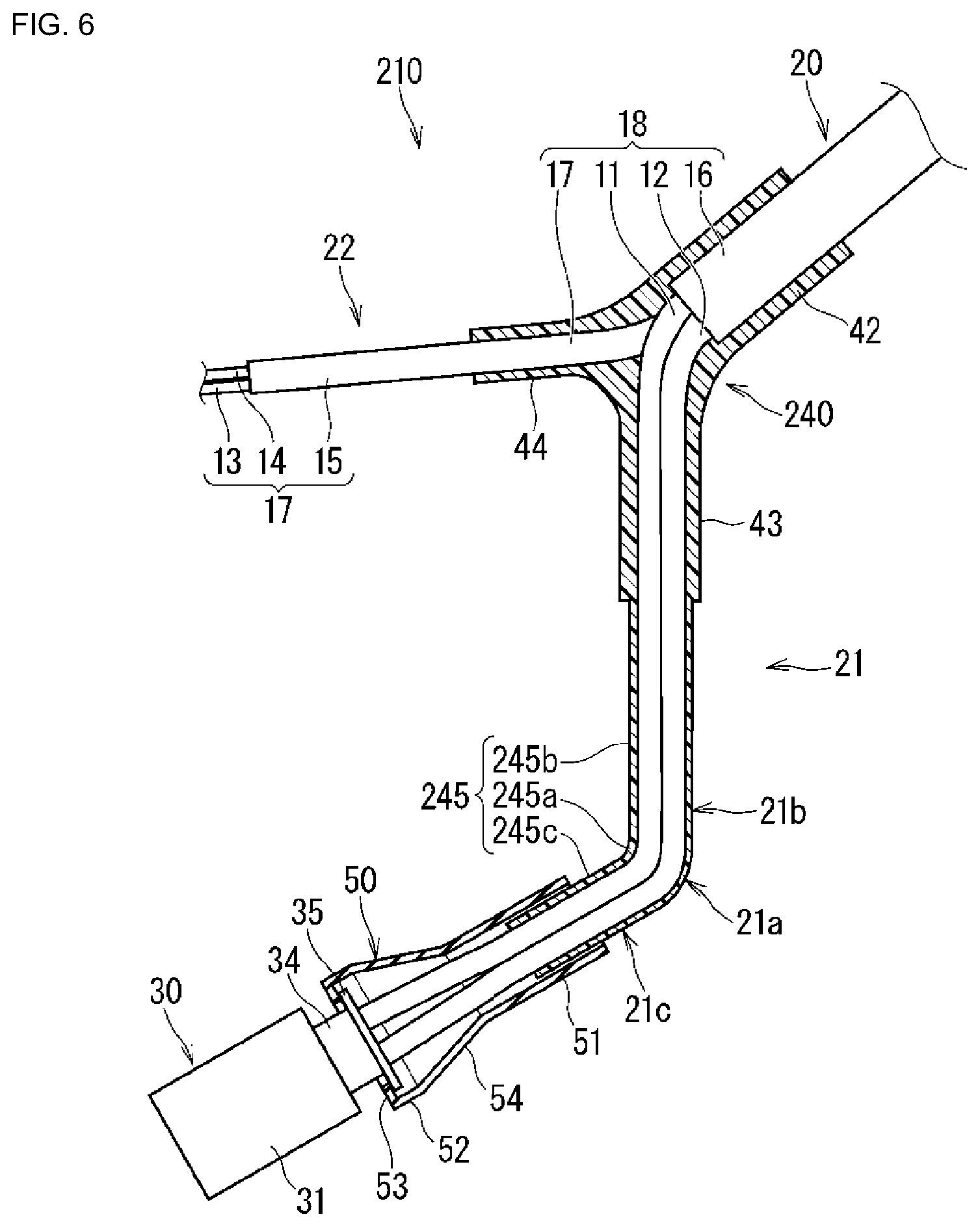 Patent US12308143 Figure 6 – Wiring member