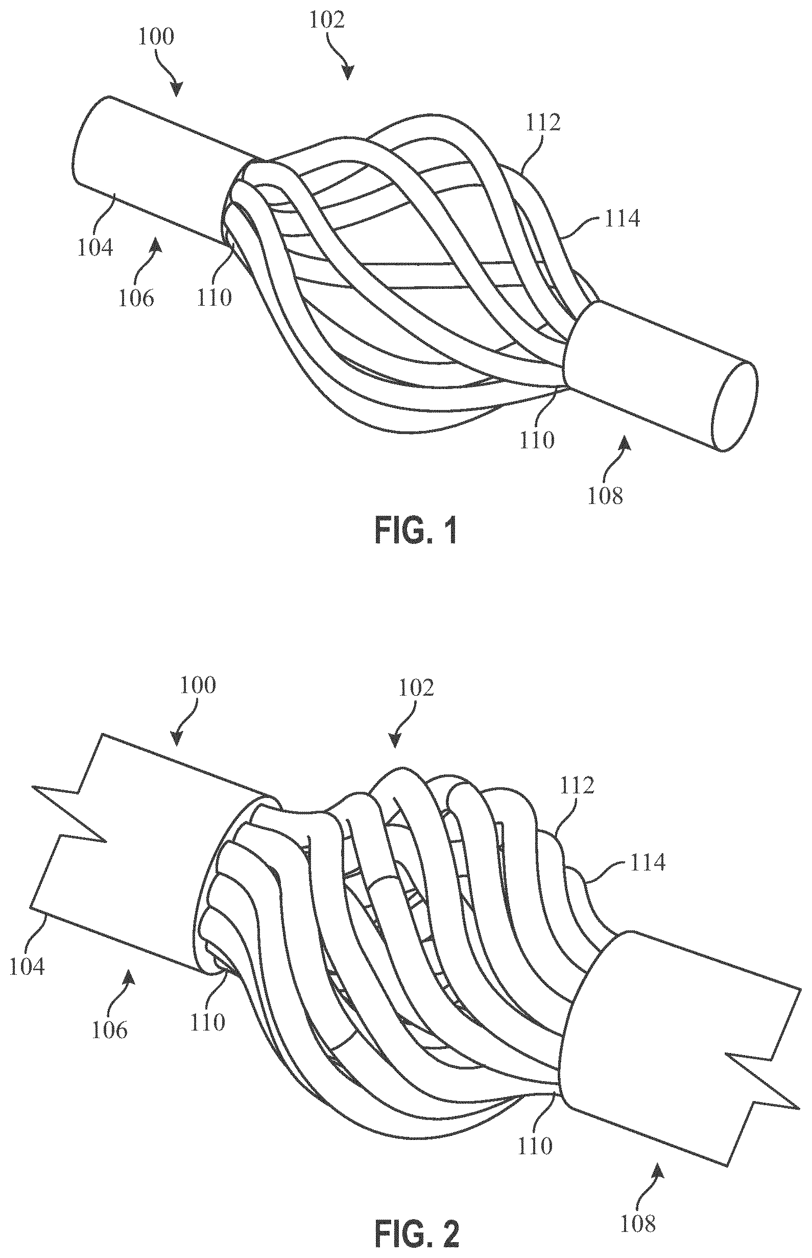 Patent US12308145 Figure 1 – Connection line for high currents and/or voltages, testing device, and method for producing a compensation region