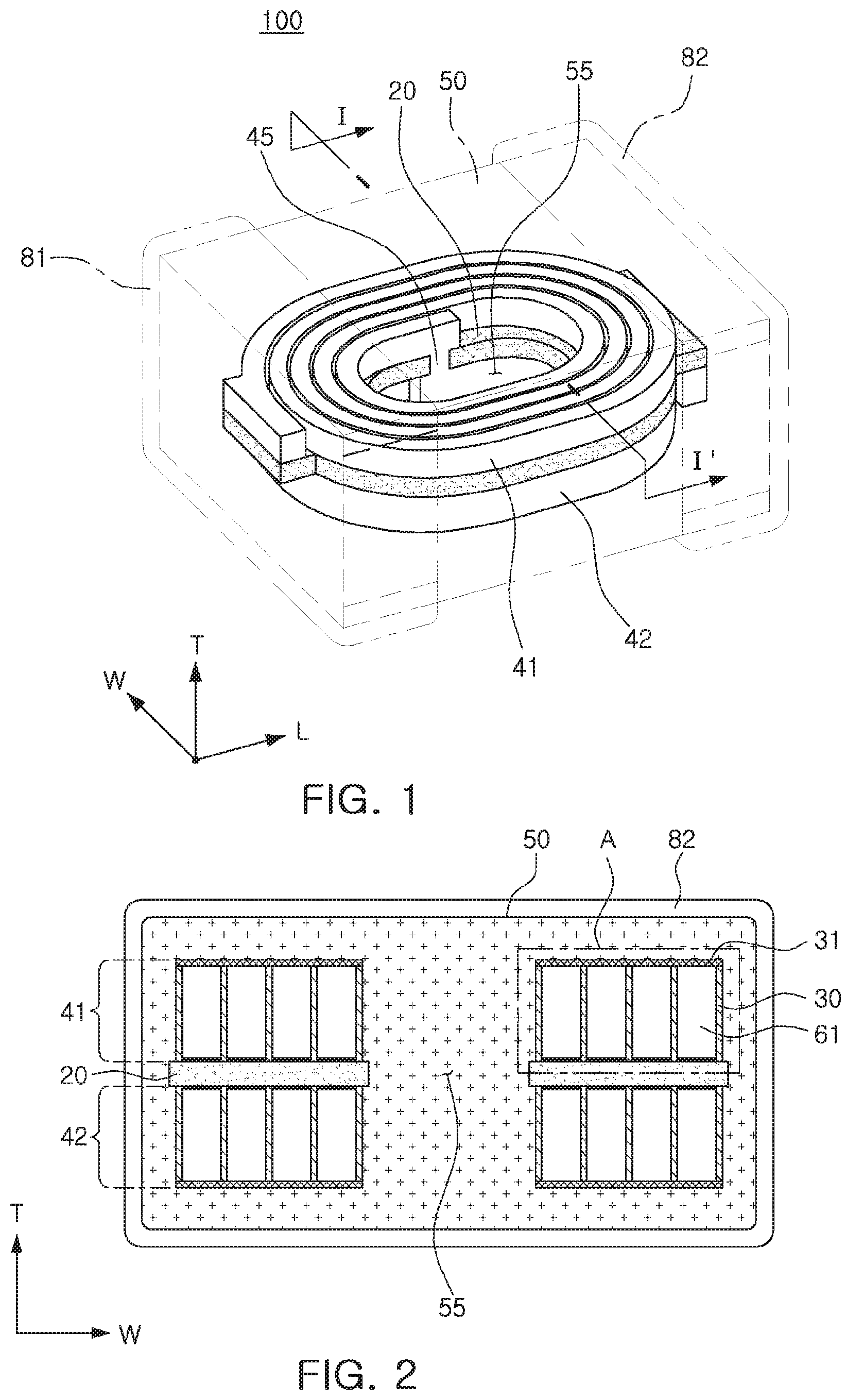 Patent US12308150 Figure 1 – Coil electronic component and method of manufacturing the same