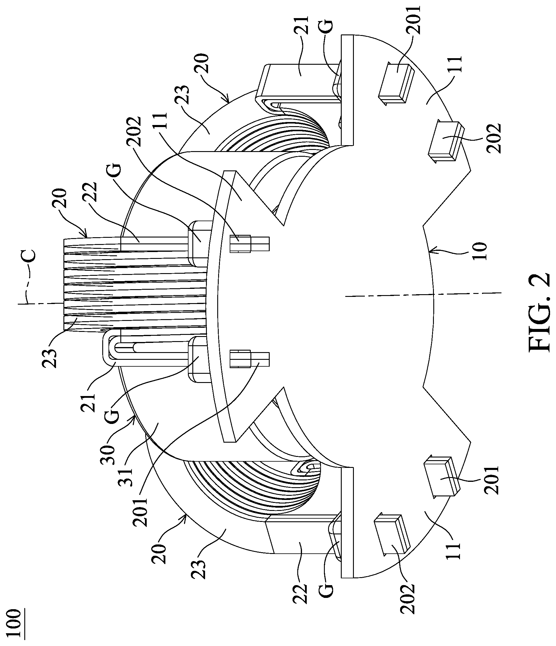 Patent US12308151 Figure 2 – Common mode choke