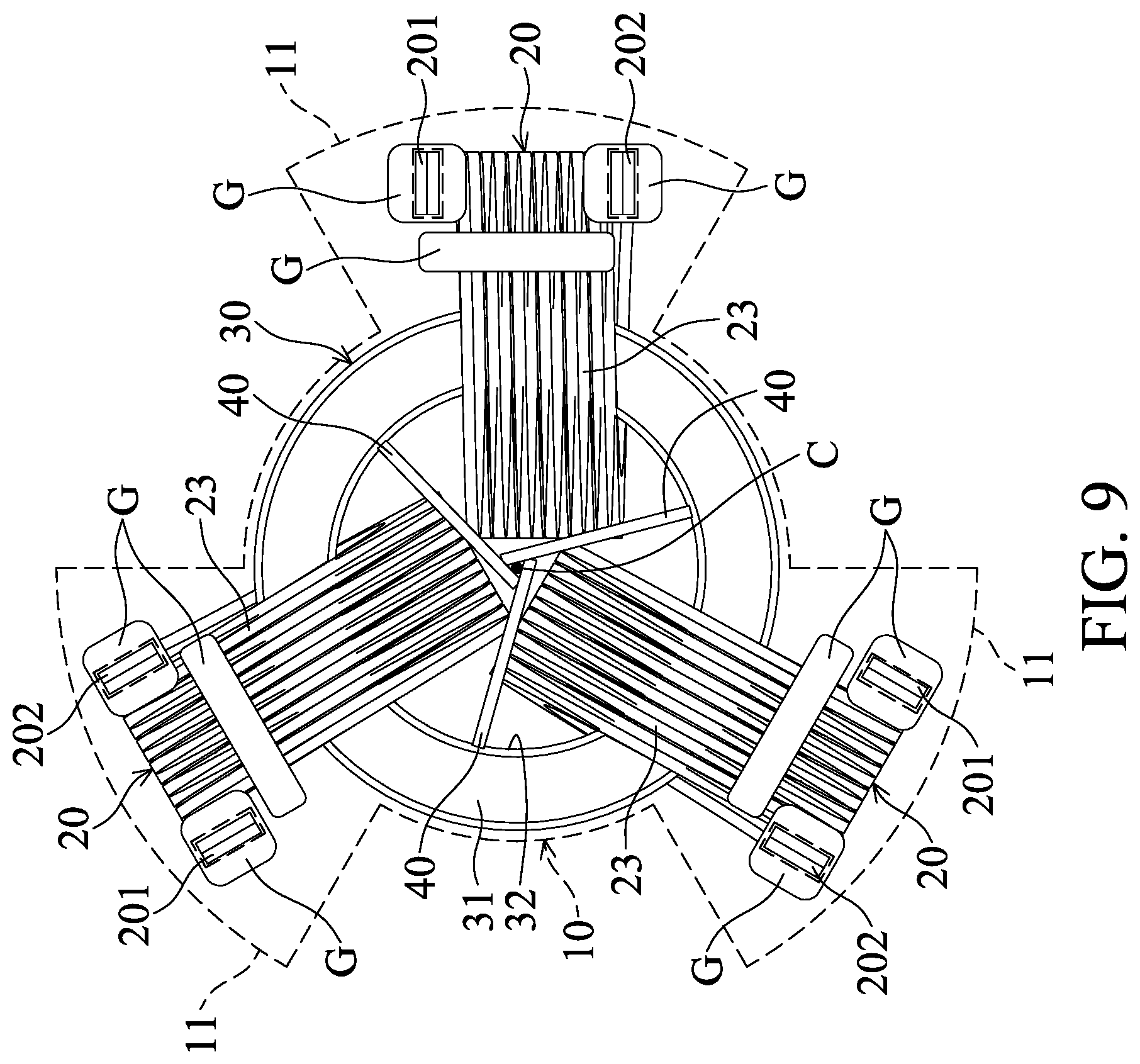 Patent US12308151 Figure 9 – Common mode choke
