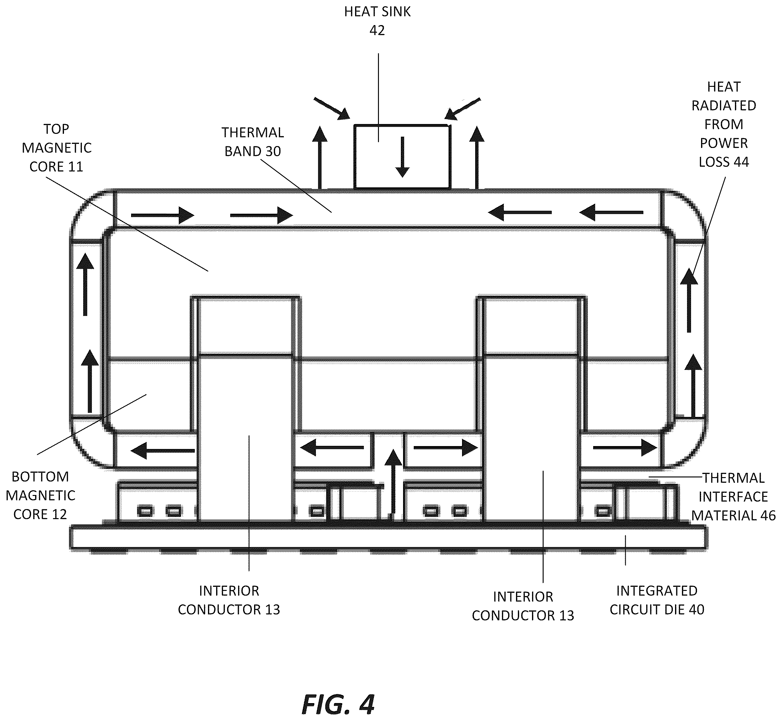 Patent US12308154 Figure 10 – Apparatus for power module and heat dissipation of an integrated circuit