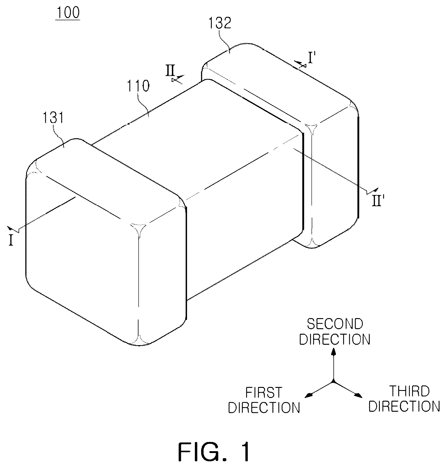Patent US12308169 Figure 1 – Multilayer ceramic electronic component