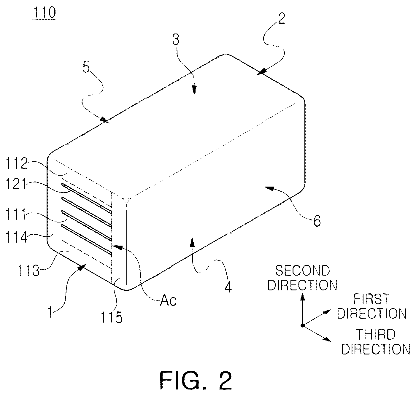Patent US12308169 Figure 2 – Multilayer ceramic electronic component