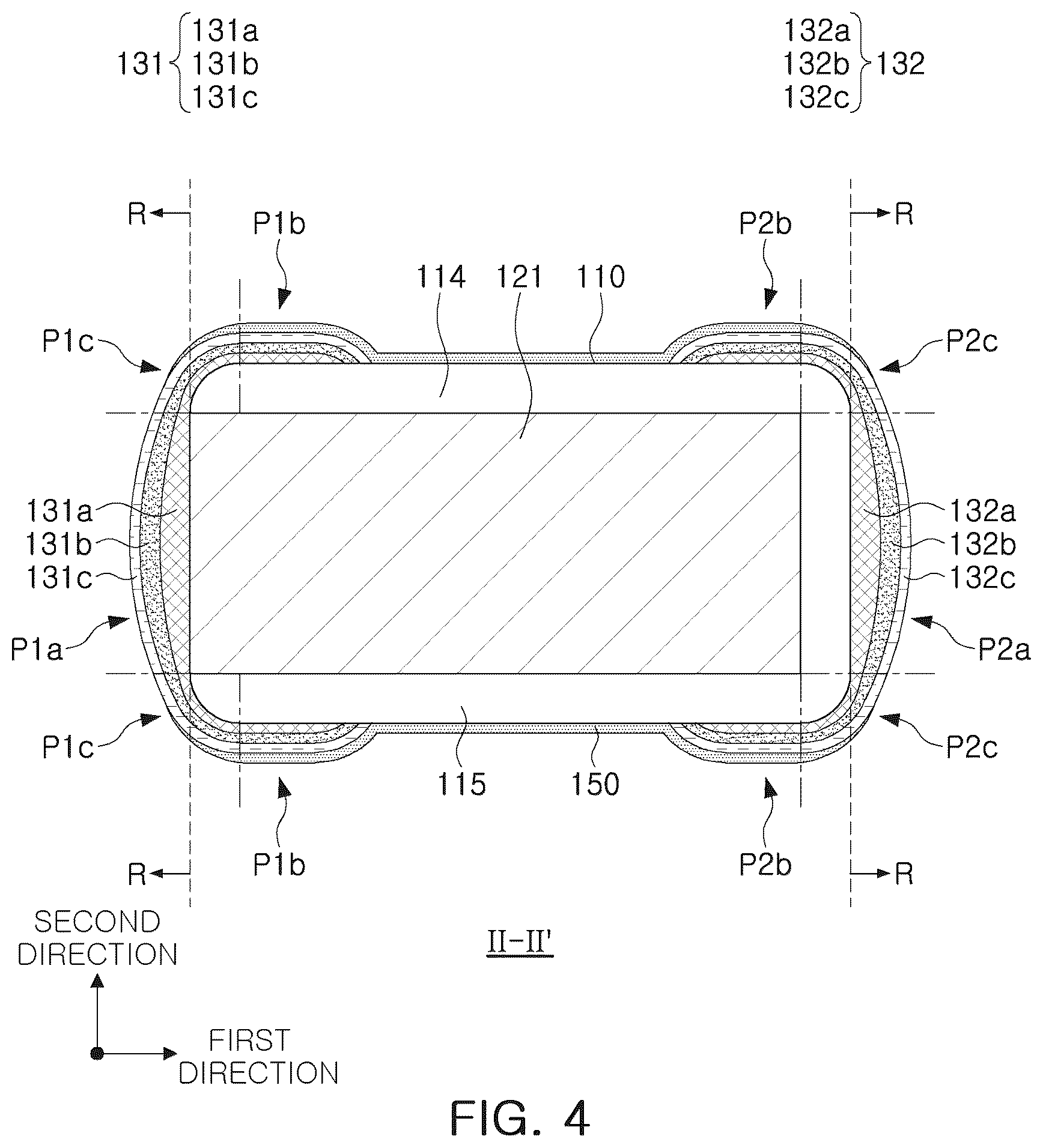 Patent US12308173 Figure 4 – Ceramic electronic component including insulating layer