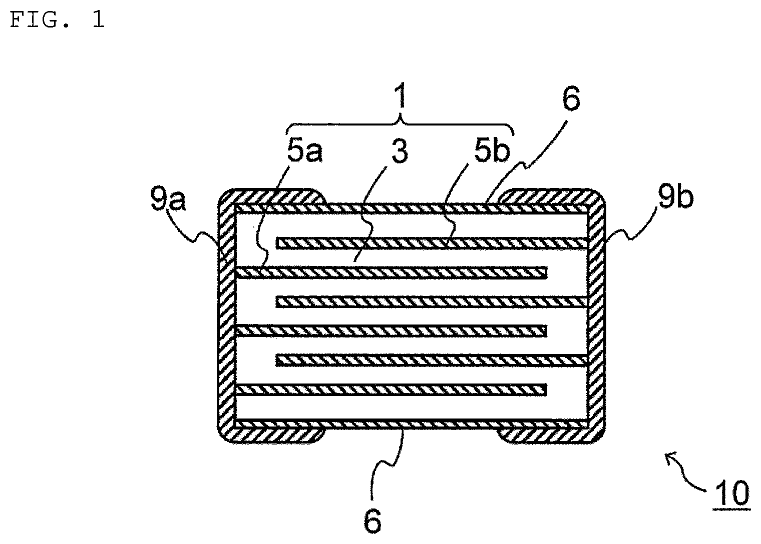 Patent US12308174 Figure 1 – Electronic component