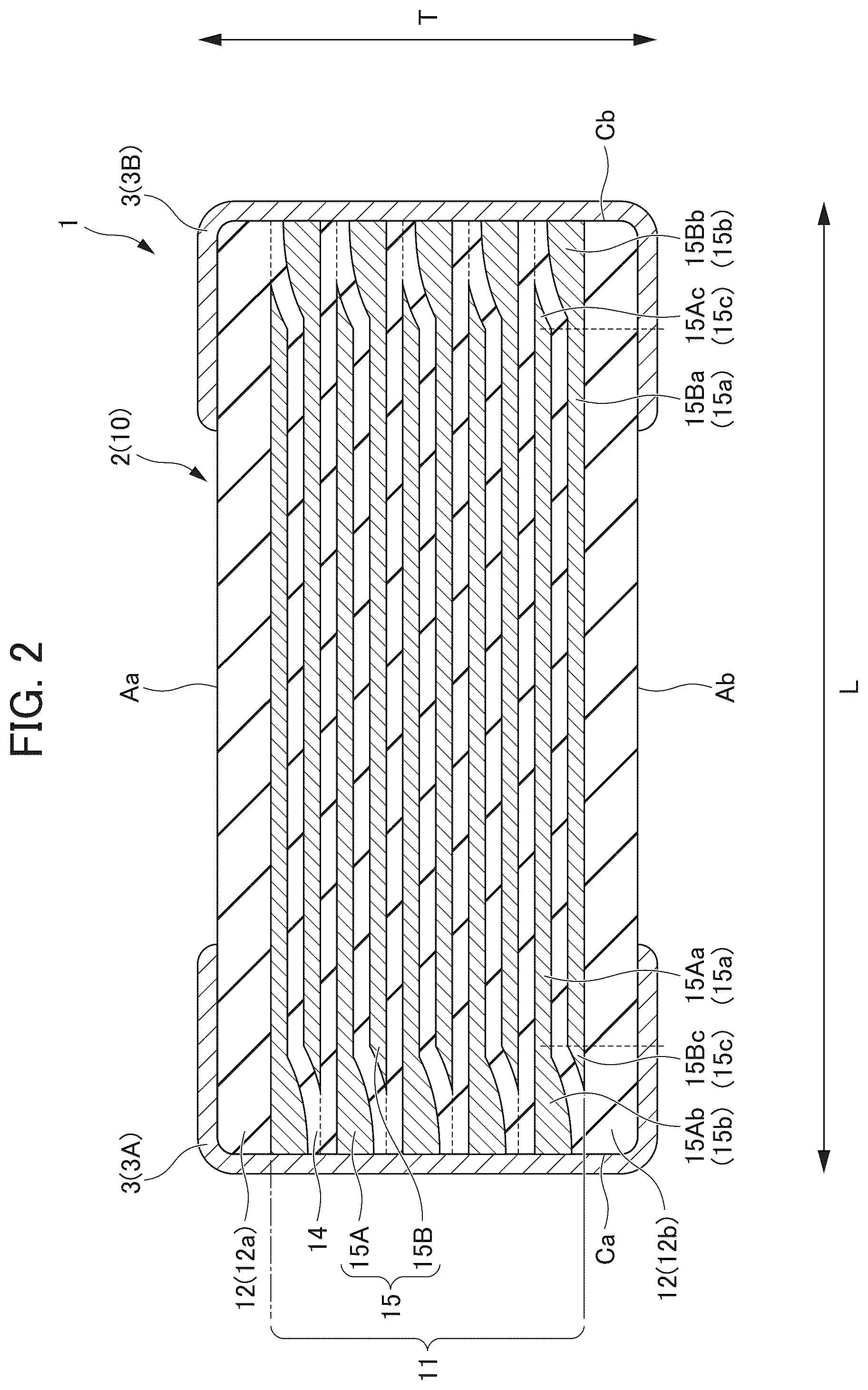 Patent US12308175 Figure 2 – Multilayer ceramic capacitor