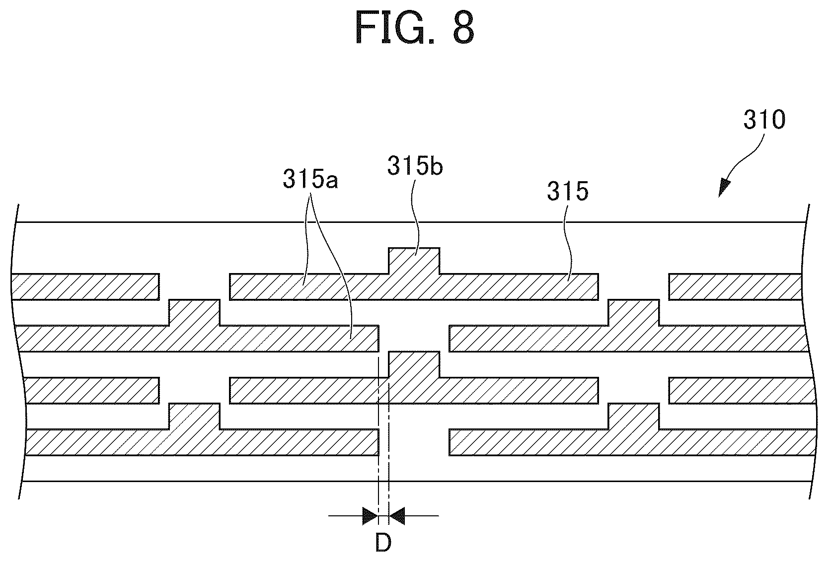 Patent US12308175 Figure 8 – Multilayer ceramic capacitor