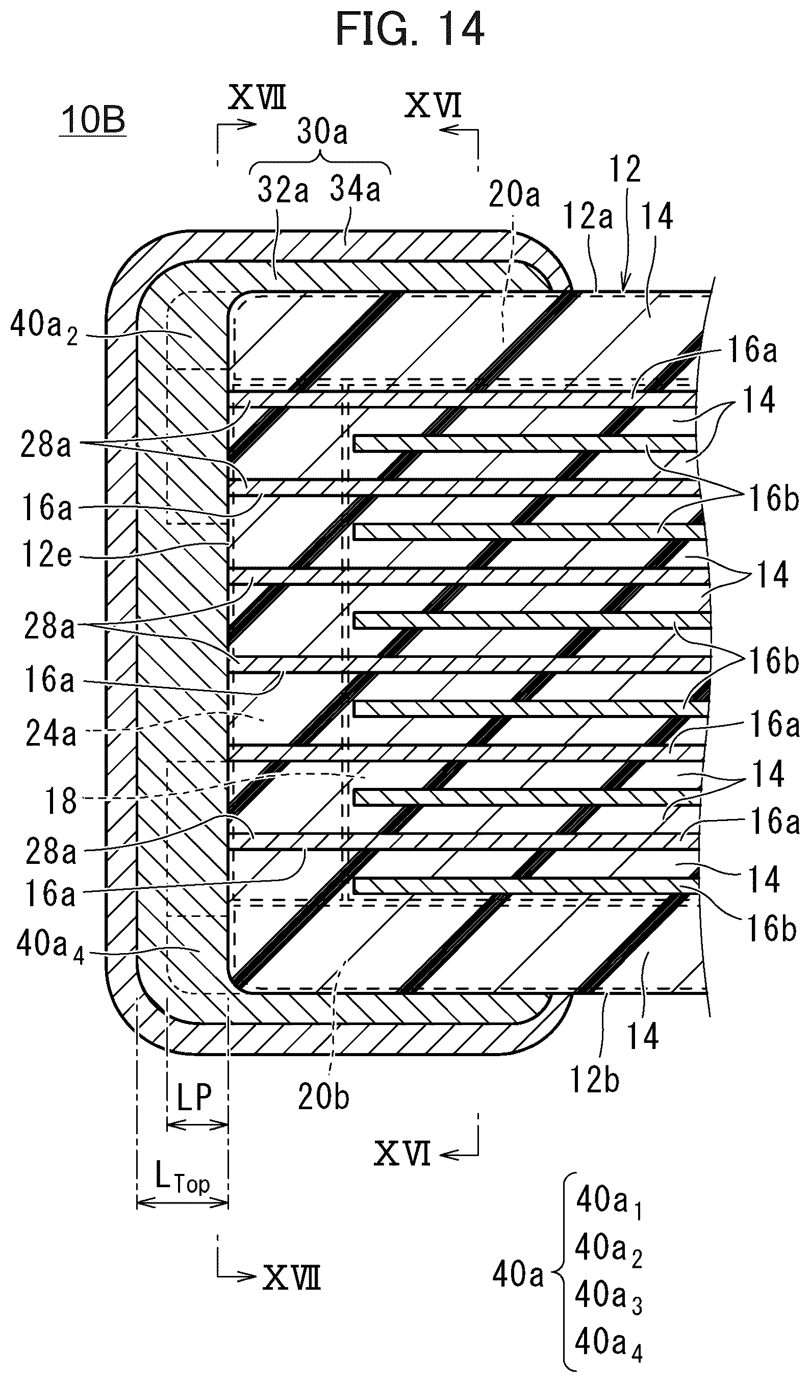 Patent US12308176 Figure 15 – Multilayer ceramic capacitor