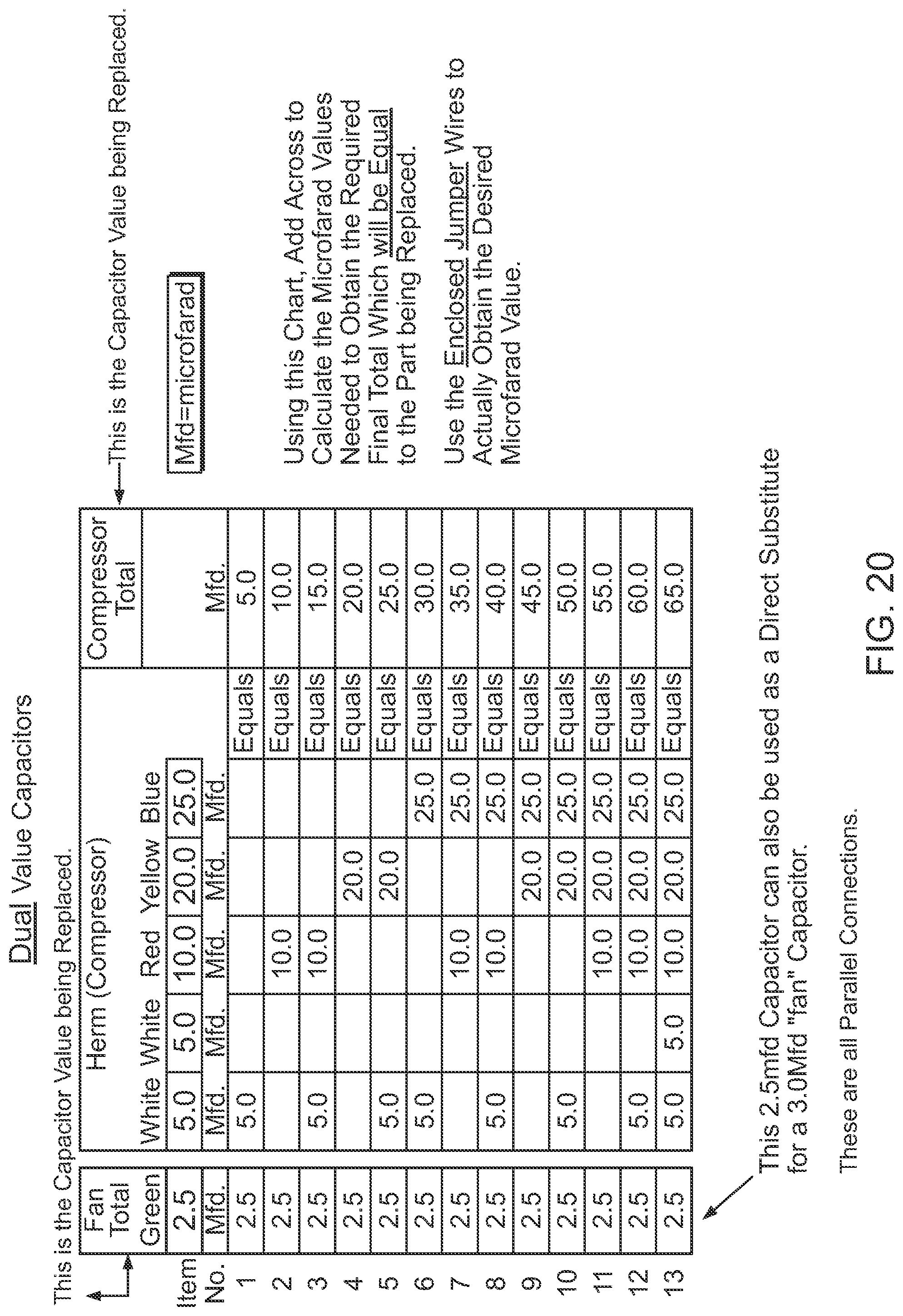 Patent US12308179 Figure 15 – Capacitor with multiple elements for multiple replacement applications