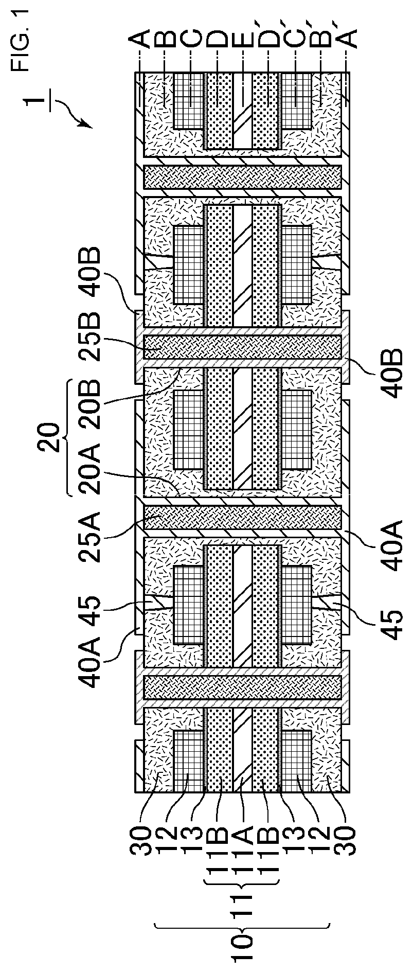 Patent US12308181 Figure 1 – Capacitor element, module, and semiconductor composite device