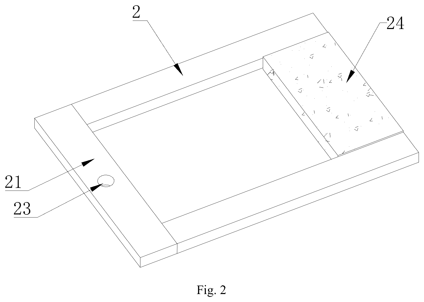 Patent US12308182 Figure 2 – Core package, double-substrate multilayer solid aluminum electrolytic capacitor and method for preparing same
