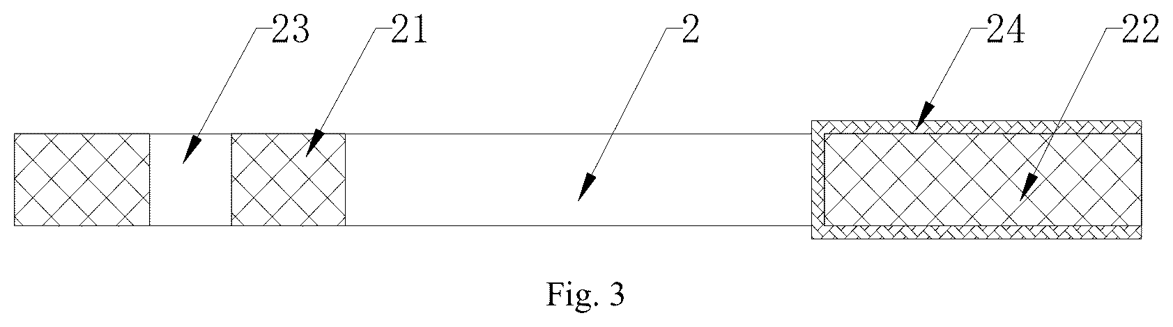 Patent US12308182 Figure 3 – Core package, double-substrate multilayer solid aluminum electrolytic capacitor and method for preparing same