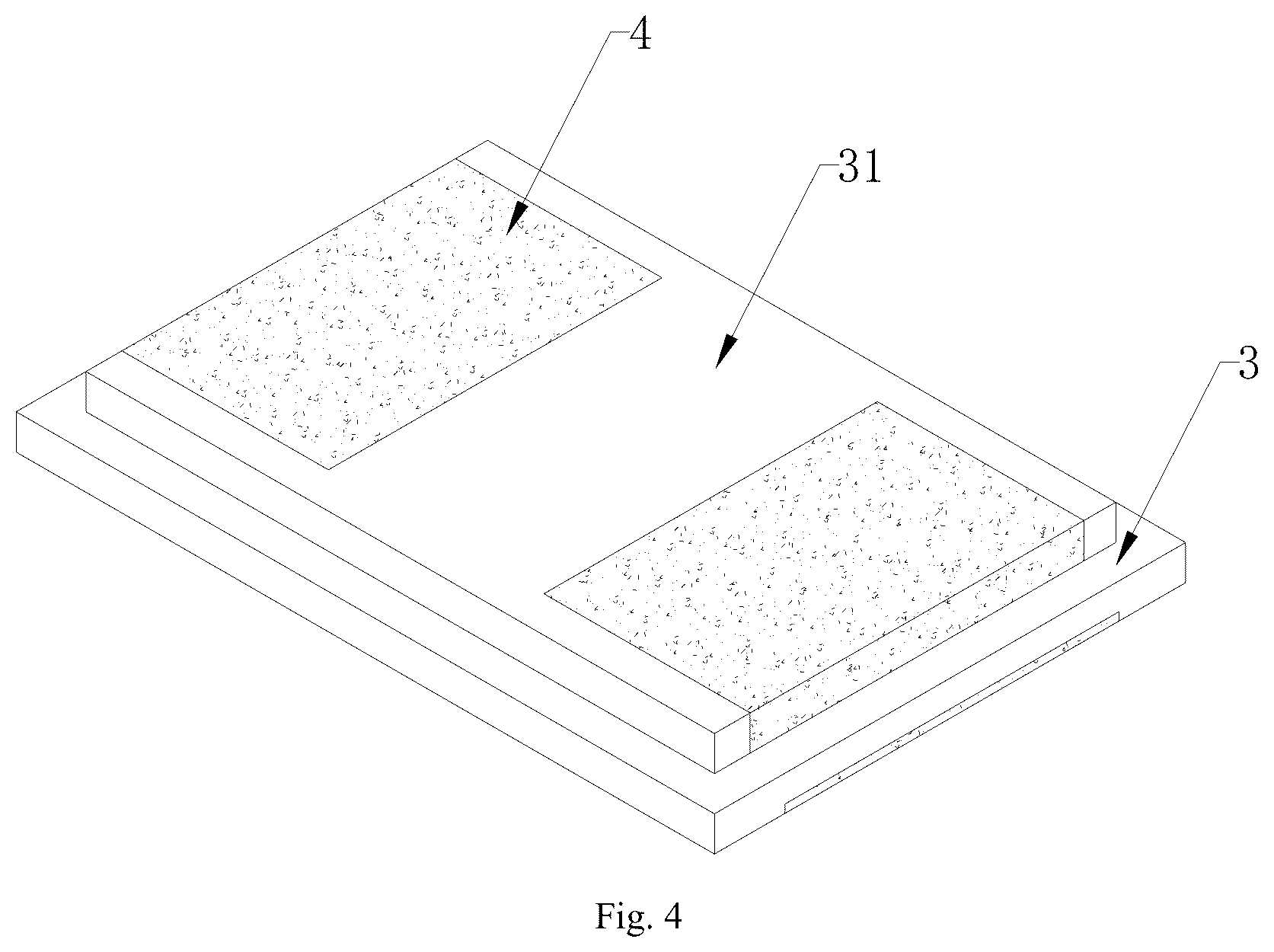 Patent US12308182 Figure 4 – Core package, double-substrate multilayer solid aluminum electrolytic capacitor and method for preparing same