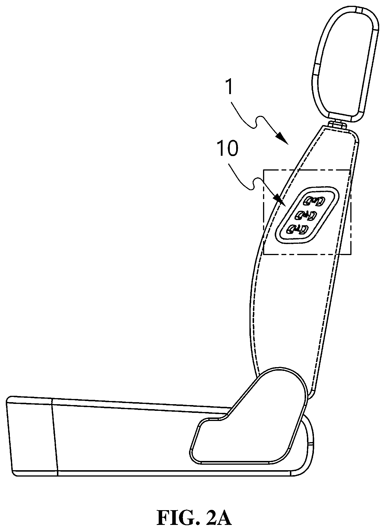 Patent US12308184 Figure 3 – In-vehicle operation button installation structure