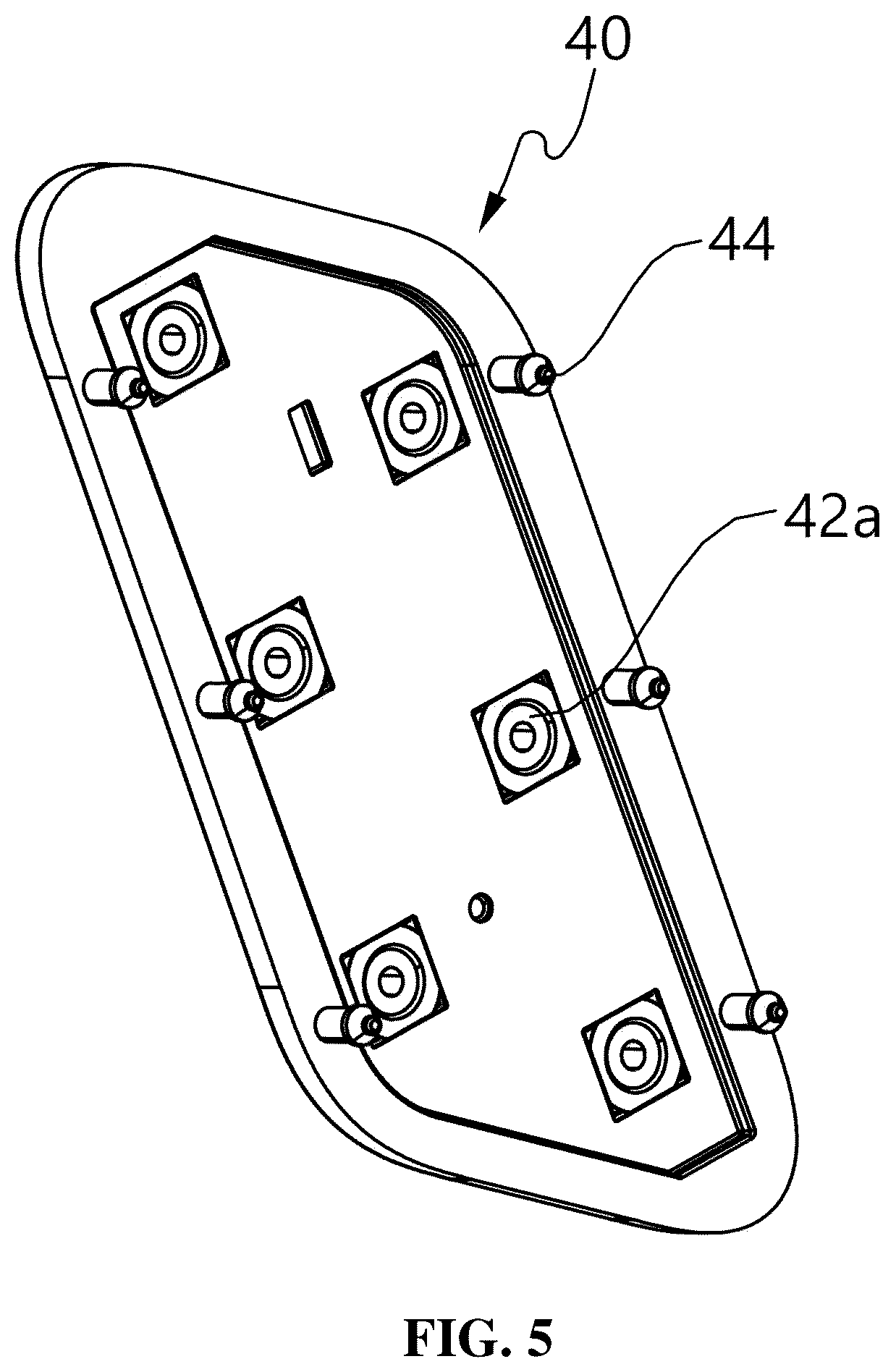 Patent US12308184 Figure 7 – In-vehicle operation button installation structure