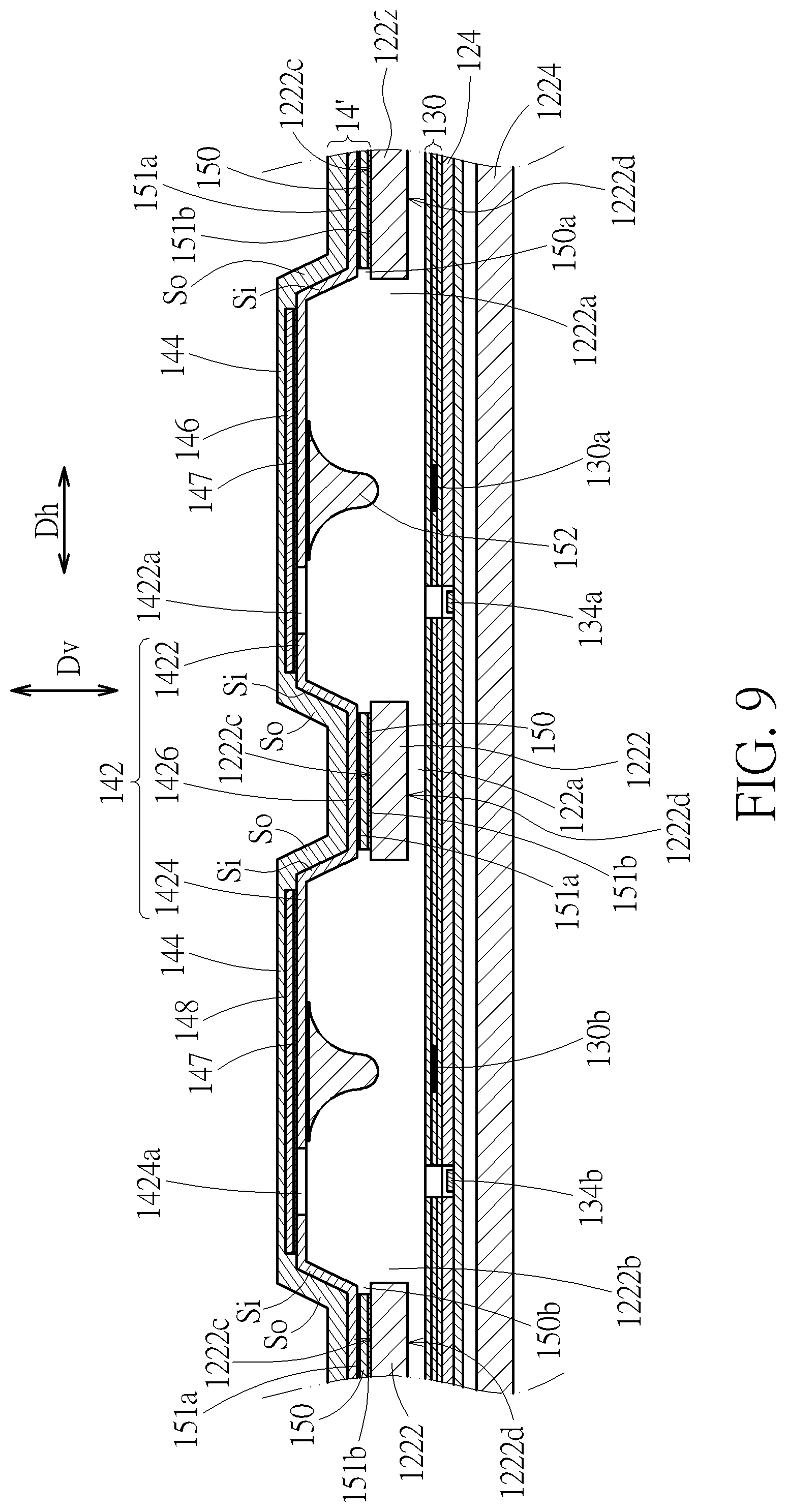 Patent US12308185 Figure 9 – Keyswitch structure and keyboard therewith