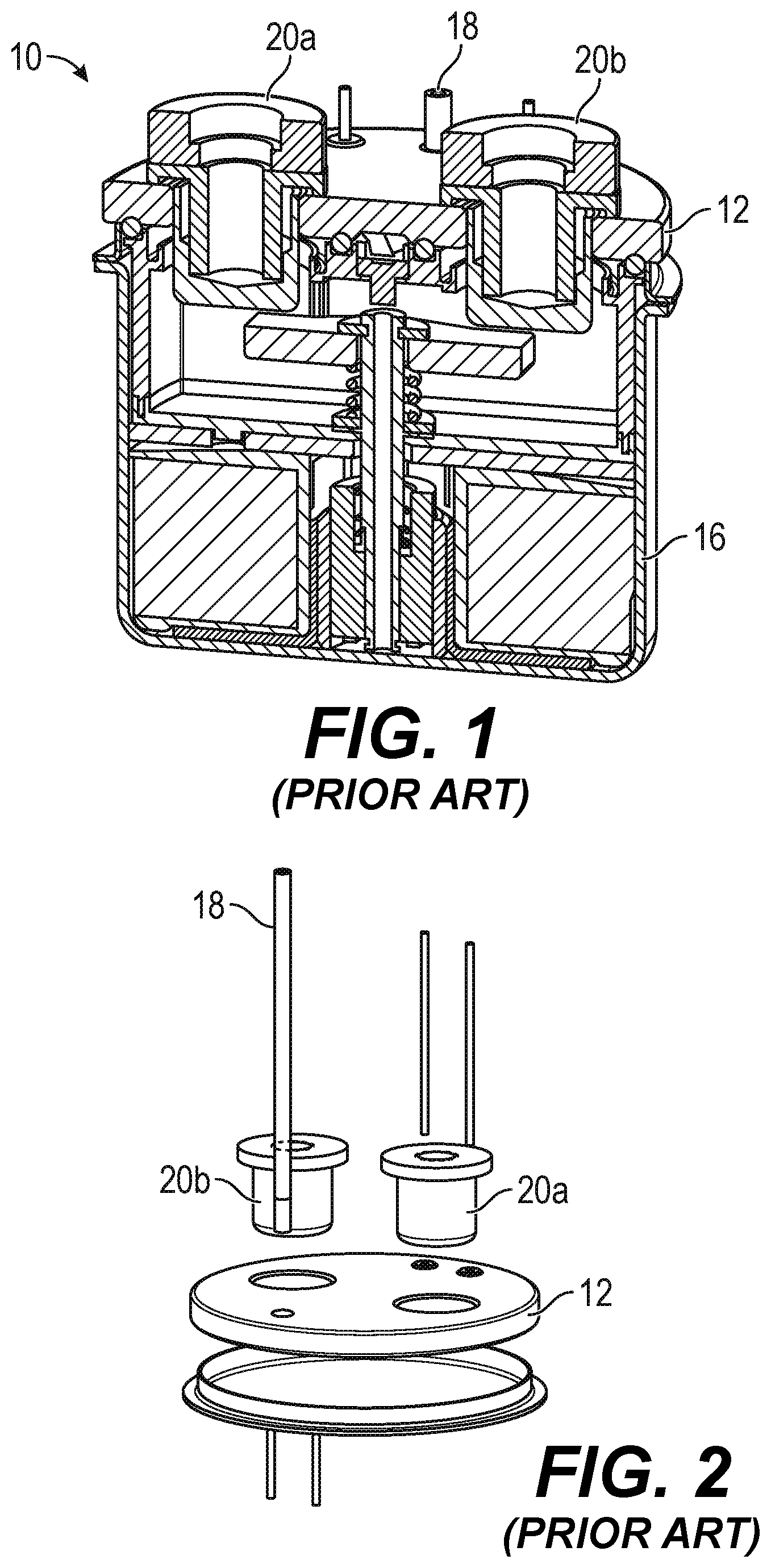 Patent US12308189 Figure 1 – Switching device with ceramic/glass eyelets