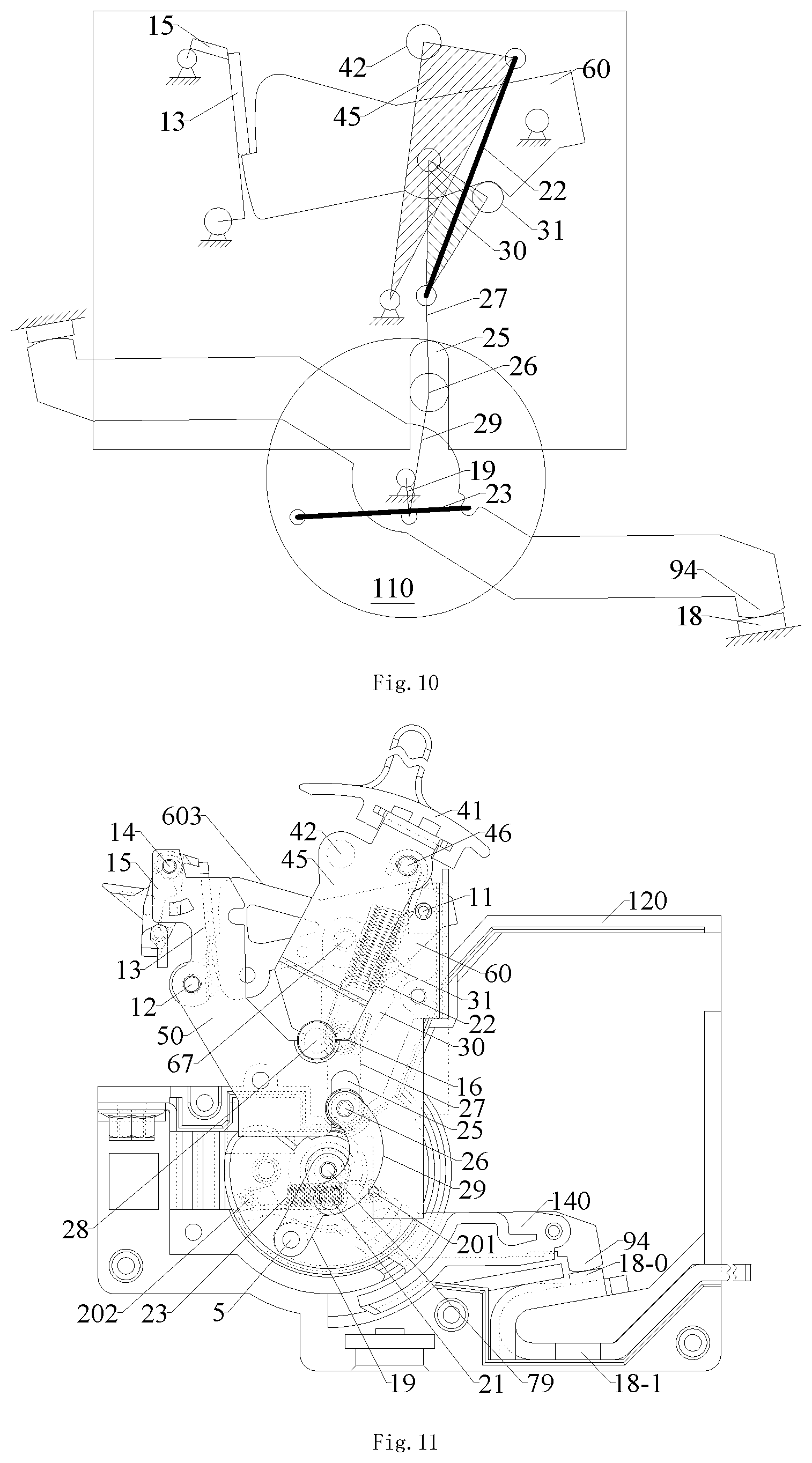 Patent US12308192 Figure 5 – Quick tripping device and circuit breaker