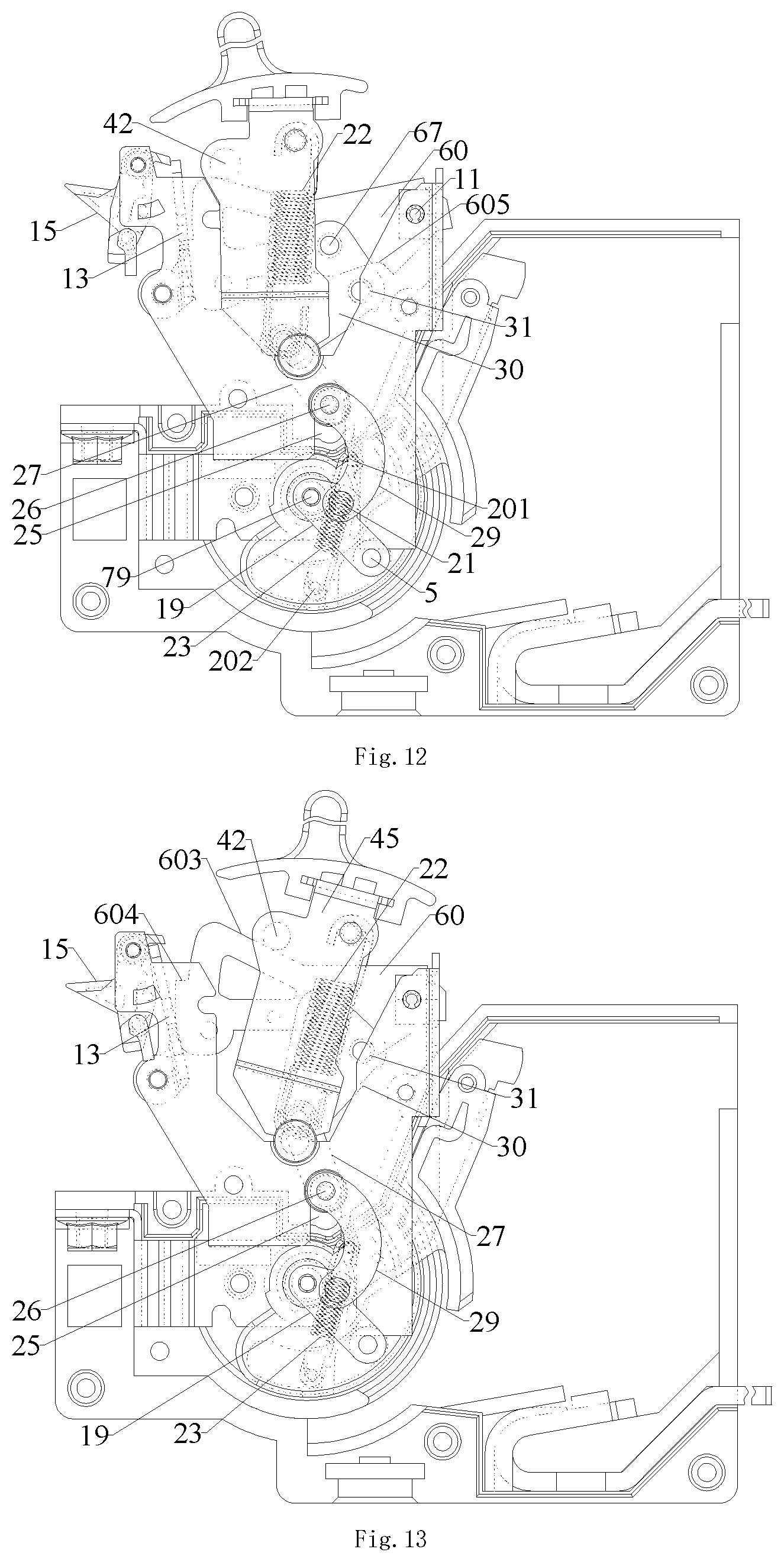 Patent US12308192 Figure 6 – Quick tripping device and circuit breaker